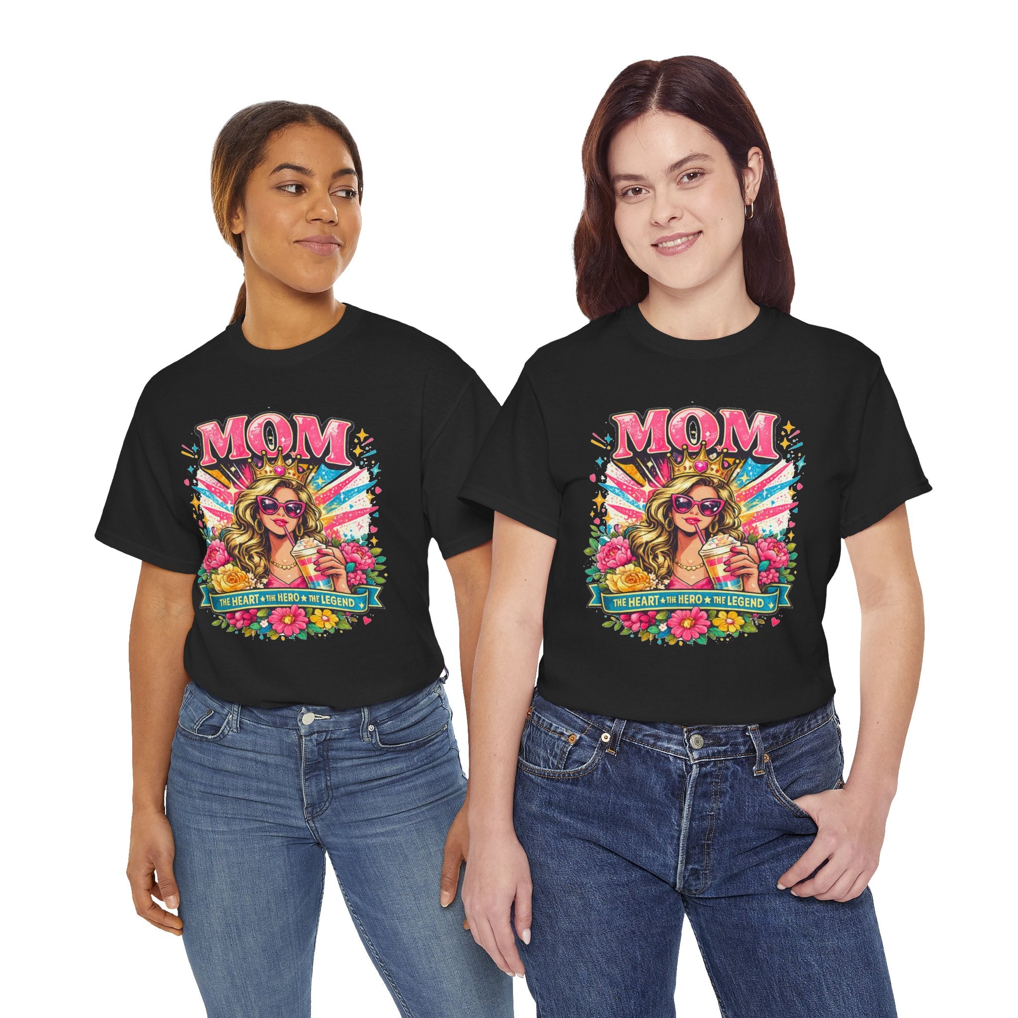 Mama Floral Shirt, Mom Graphic Tee, Gift for Mom, Colorful Vintage Mom T-Shirt, Cute Mama Shirt, Mother's Gift, Mom Life Tee