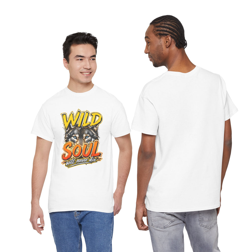 Wolf 'Wild Soul' Graphic Tee – Bold Wildlife Shirt for Nature Lovers