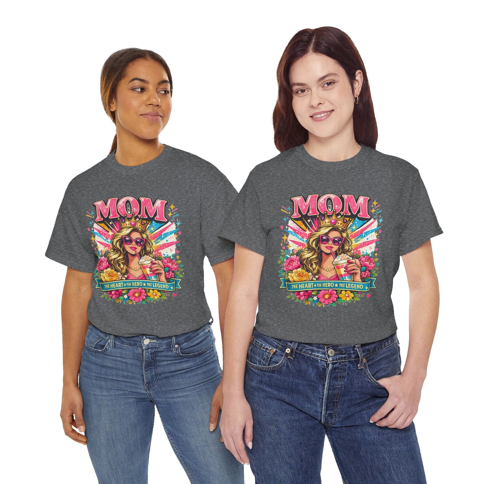 Mama Floral Shirt, Mom Graphic Tee, Gift for Mom, Colorful Vintage Mom T-Shirt, Cute Mama Shirt, Mother's Gift, Mom Life Tee