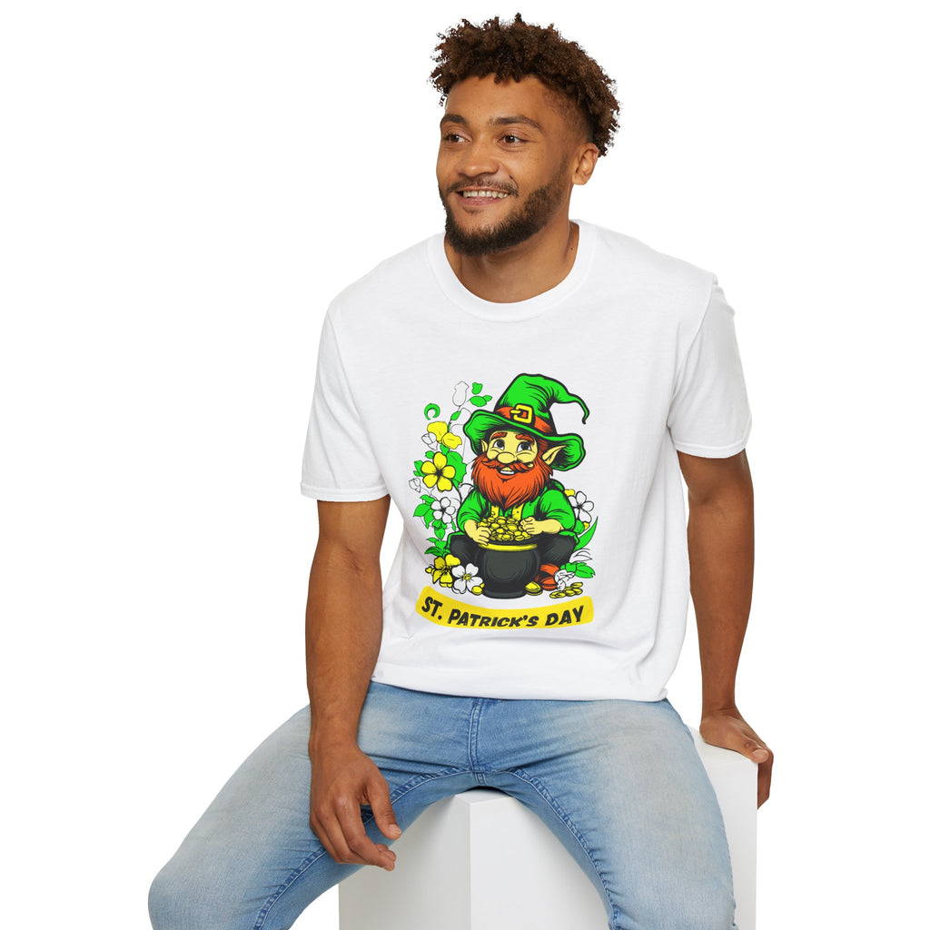 Lucky Leprechaun with Pot of Gold T-Shirt | St. Patrick's Day