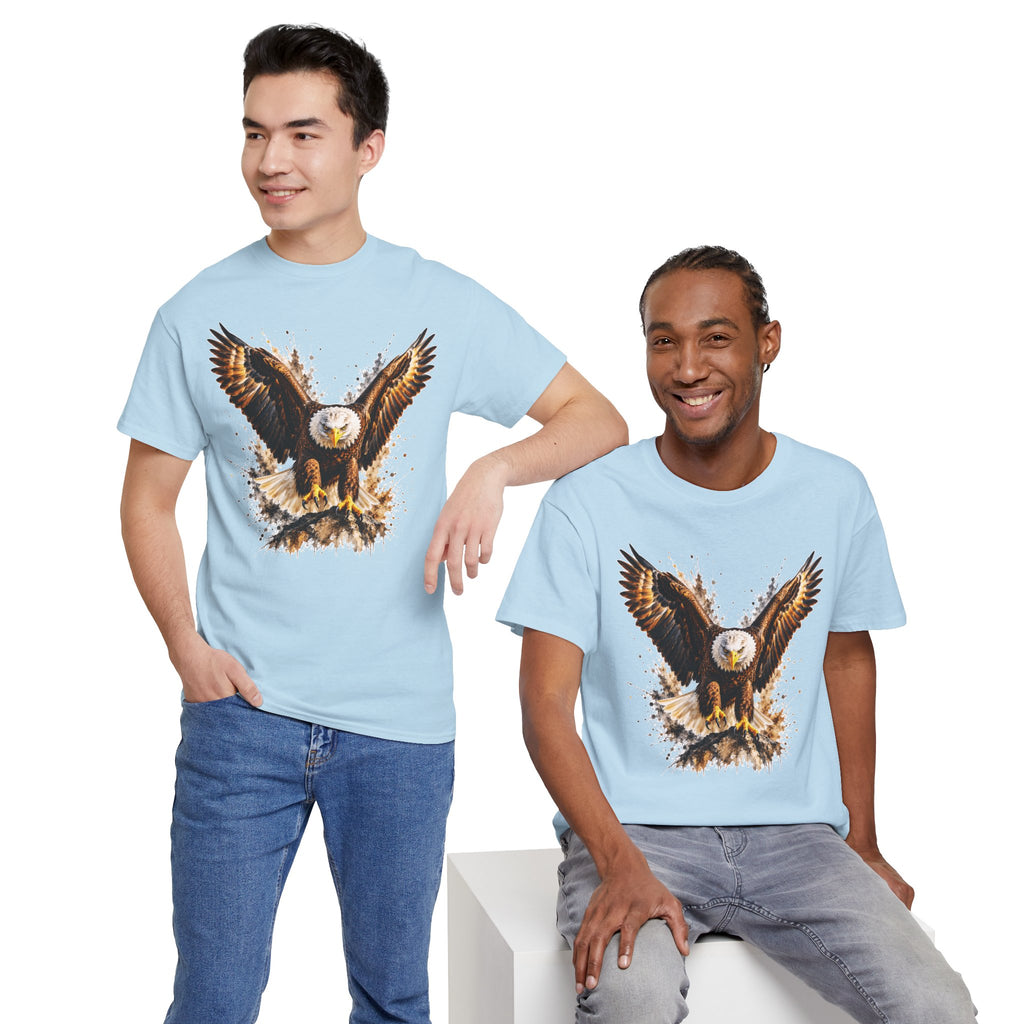 Majestic Bald Eagle T-Shirt, Eagle Graphic Tee, Patriotic Wildlife Shirt, Unisex Bird Lover Tee, American Eagle Gift