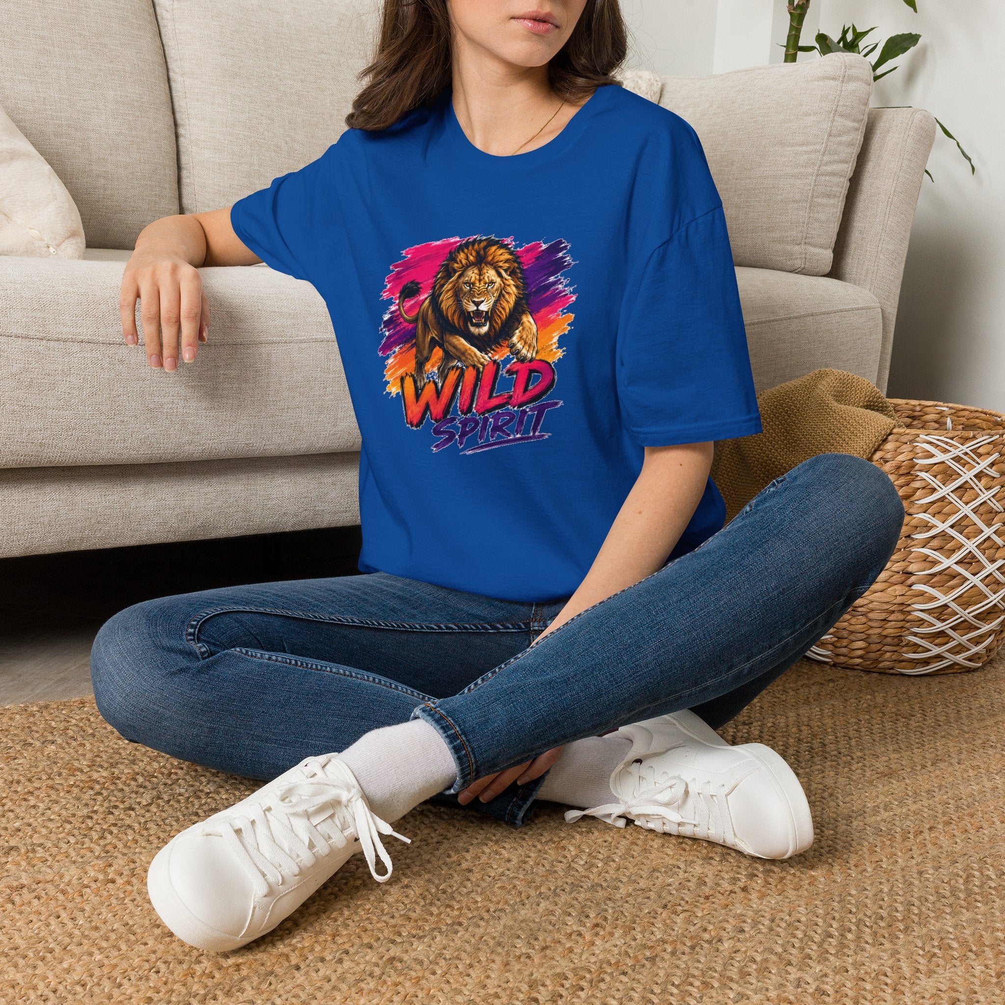 Lion T Shirt, Wild Spirit Shirt, Lion Graphic Tee, Animal Lover Shirt, Wildlife Shirt, Unisex T Shirt, Nature Gift