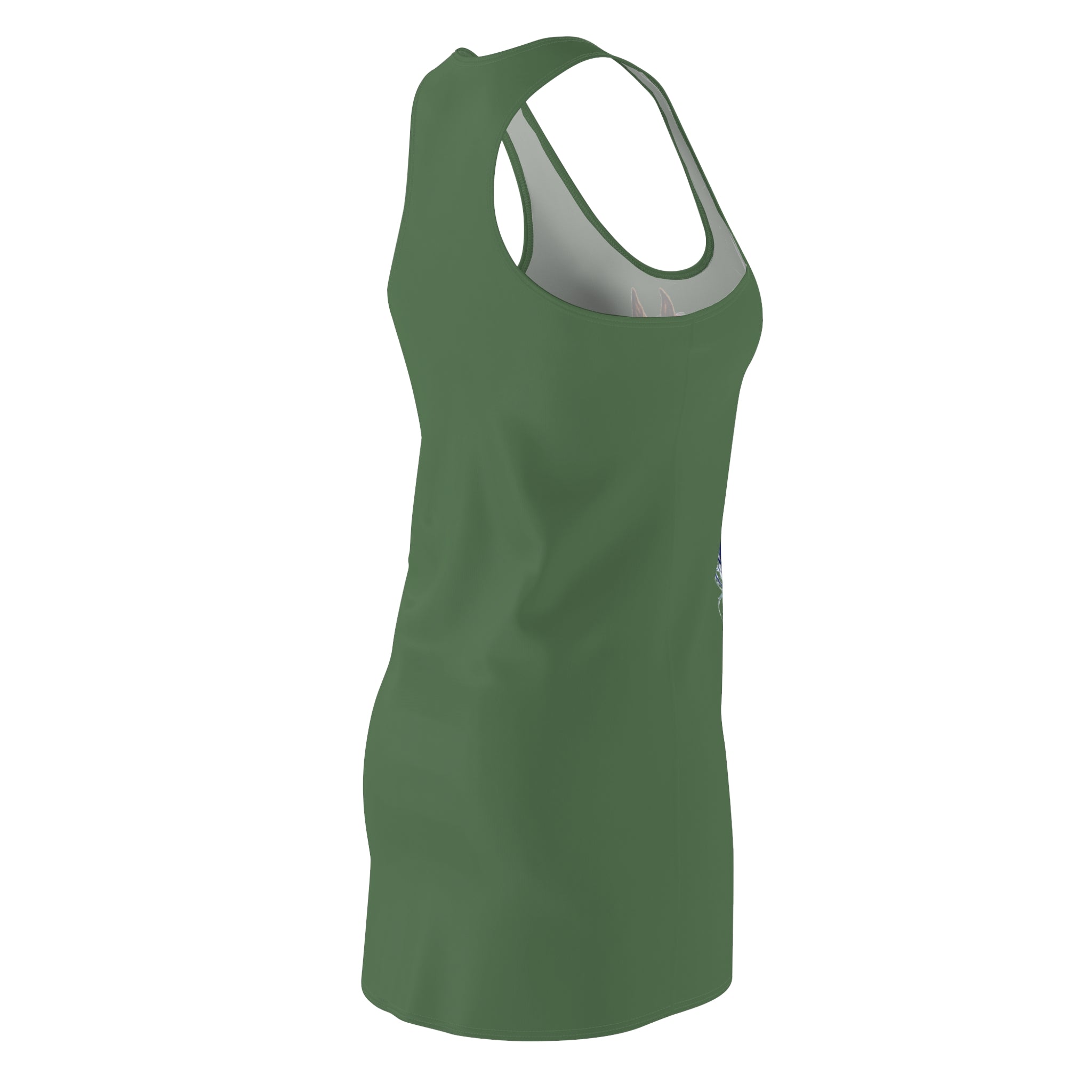 Colorful Horse Racerback Dress, Born to Ride Dress, Horse Lover Gift, Equestrian Summer Dress, Horse Graphic Dress, Casual Tank Dress