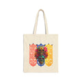 Day of the Dead Floral Skull Tote Bag, Sugar Skull Bag, Dia de los Muertos Tote