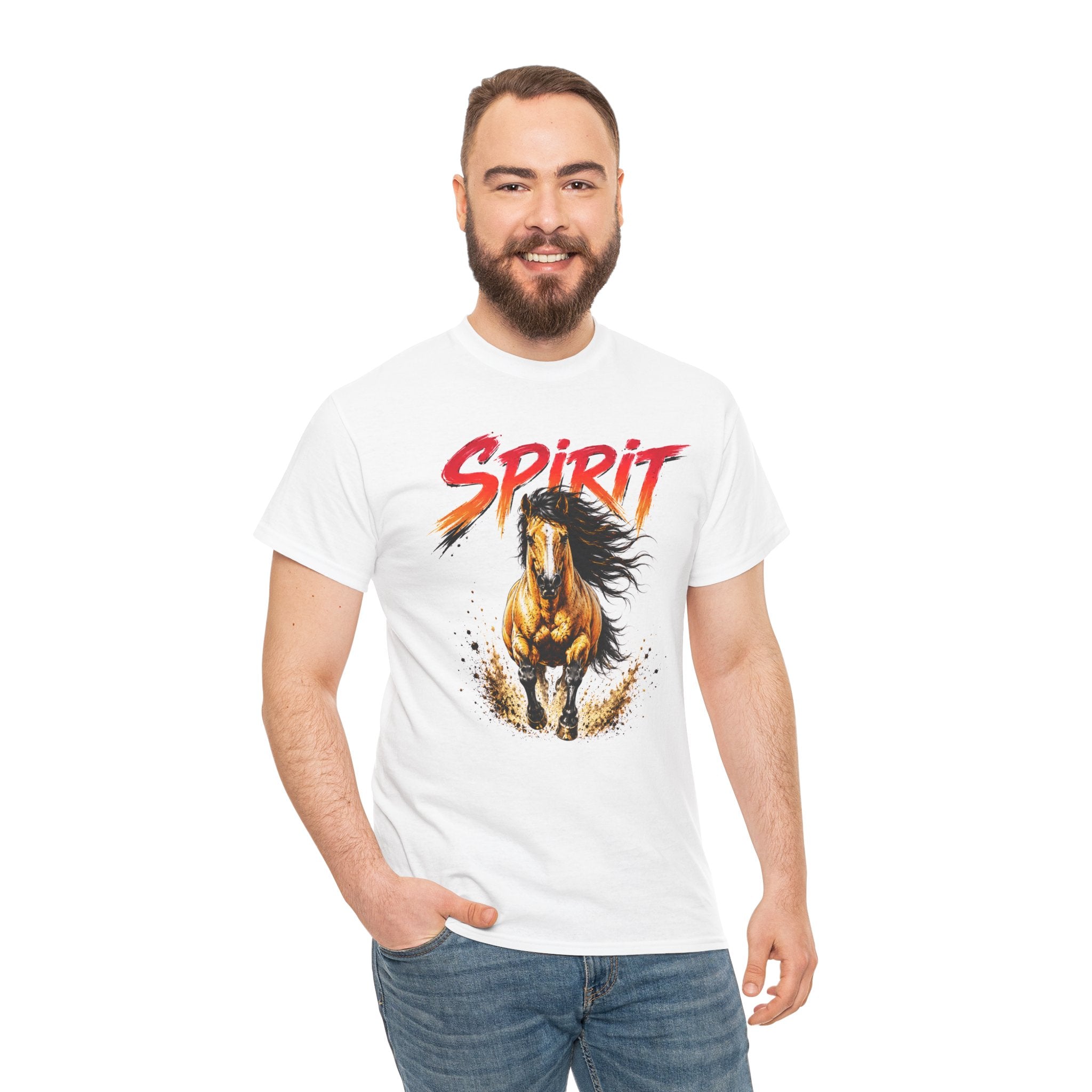 Spirit Running Horse T-Shirt — Wild Mustang Graphic Tee