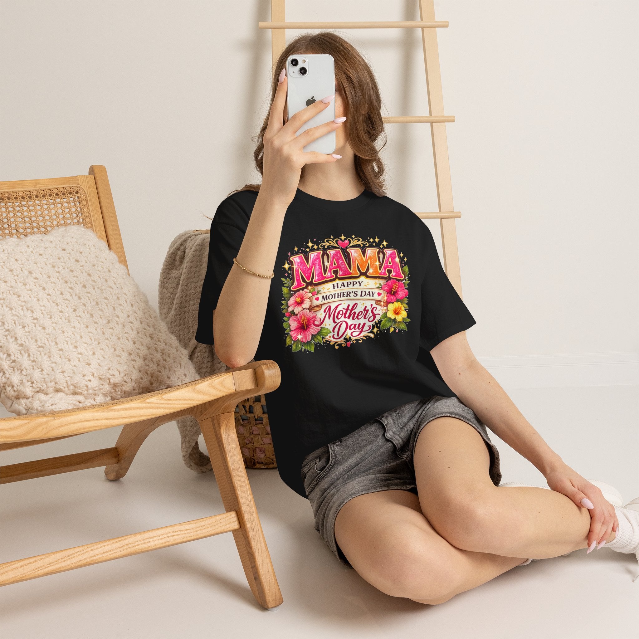 Mama Floral Shirt for Women, Mother's Day Gift for Mom, Cute Flower Graphic Tee, Mama Life T-Shirt, Birthday Gift for Mother, Mom Appreciation Gift