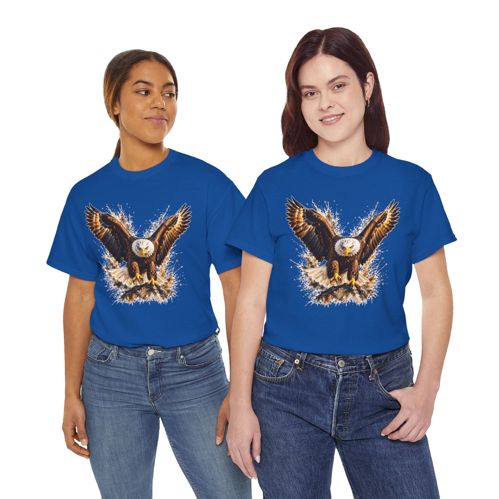 Majestic Bald Eagle T-Shirt, Eagle Graphic Tee, Patriotic Wildlife Shirt, Unisex Bird Lover Tee, American Eagle Gift