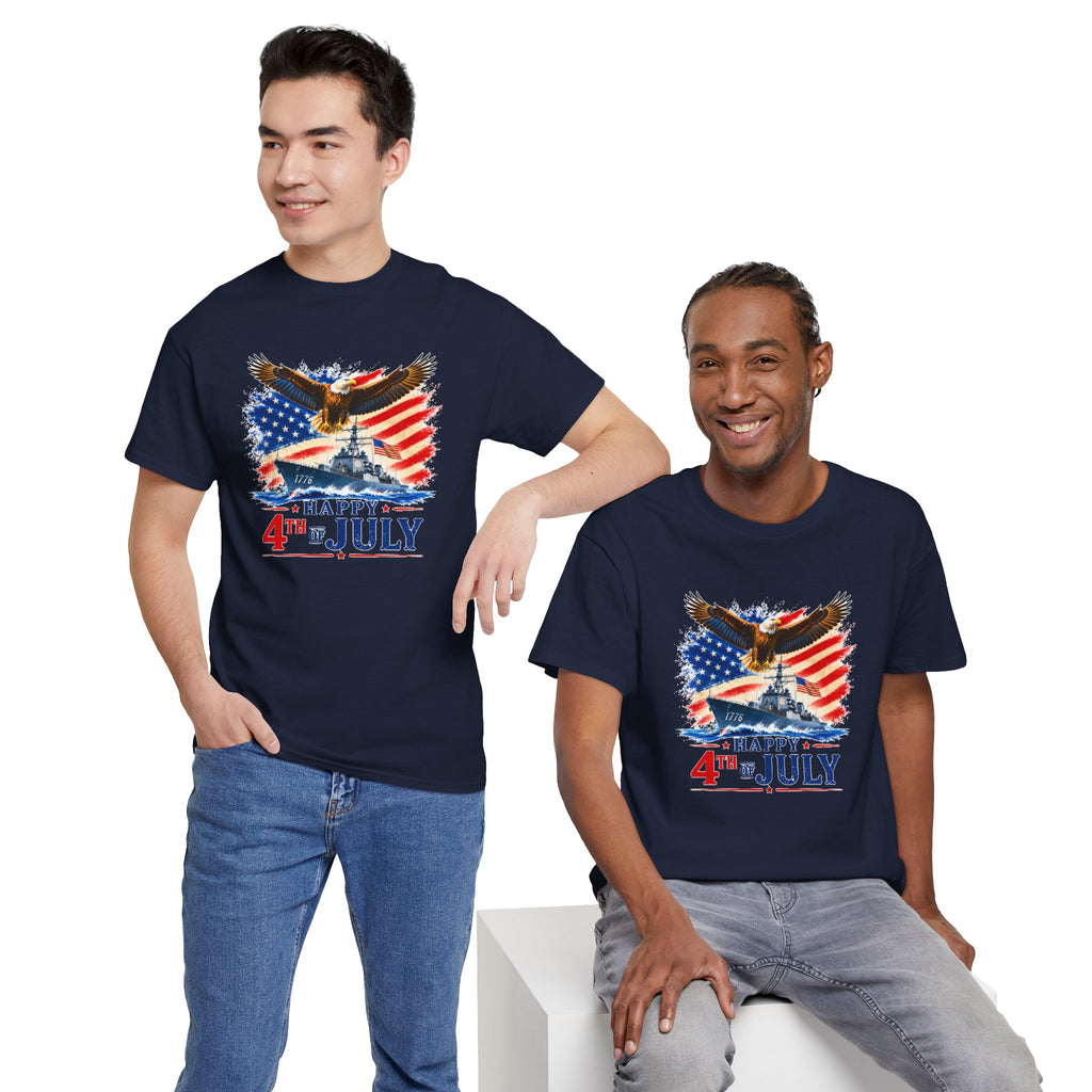 Happy 4th of July Shirt, Patriotic Eagle T-Shirt, American Flag Tee, USA Independence Day Shirt, Freedom Eagle Gift