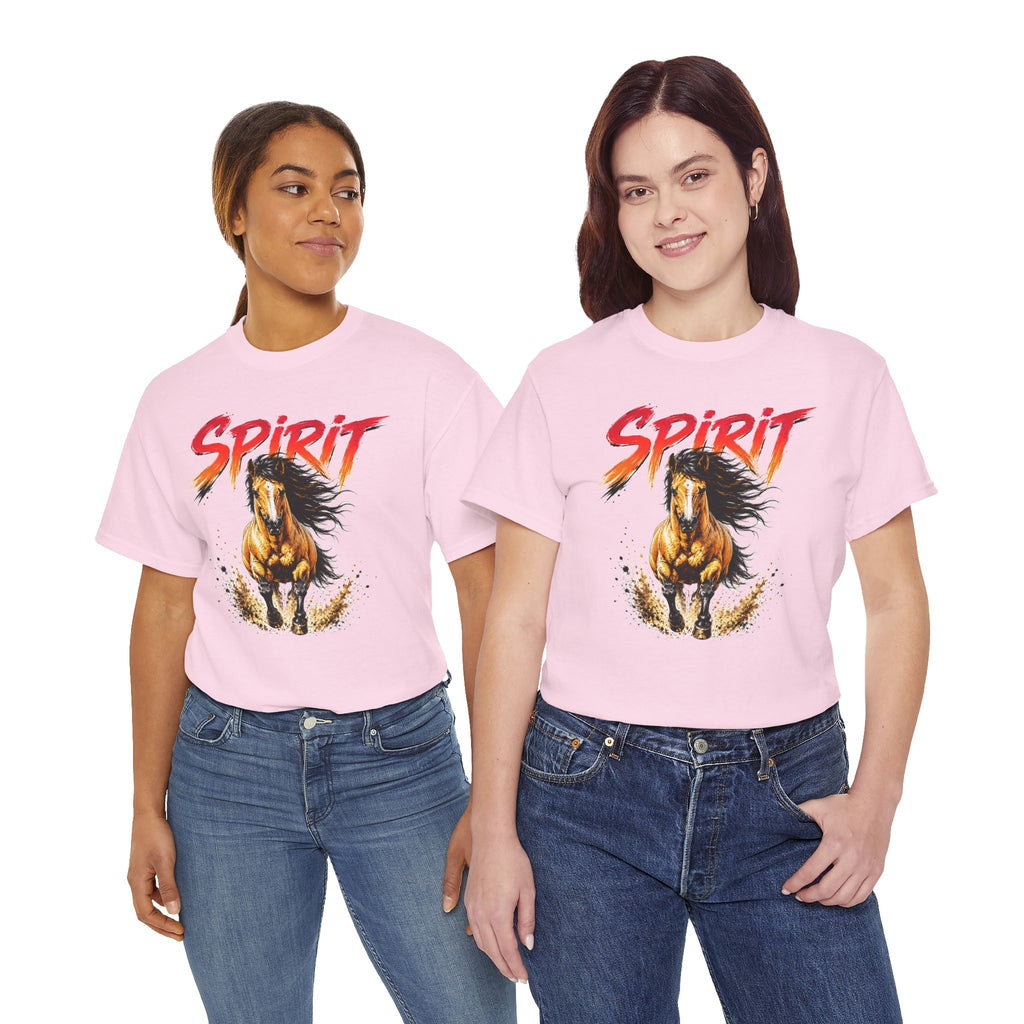 Spirit Running Horse T-Shirt — Wild Mustang Graphic Tee