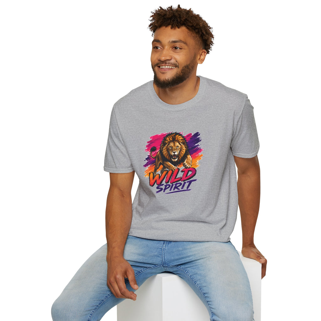 Lion T Shirt, Wild Spirit Shirt, Lion Graphic Tee, Animal Lover Shirt, Wildlife Shirt, Unisex T Shirt, Nature Gift