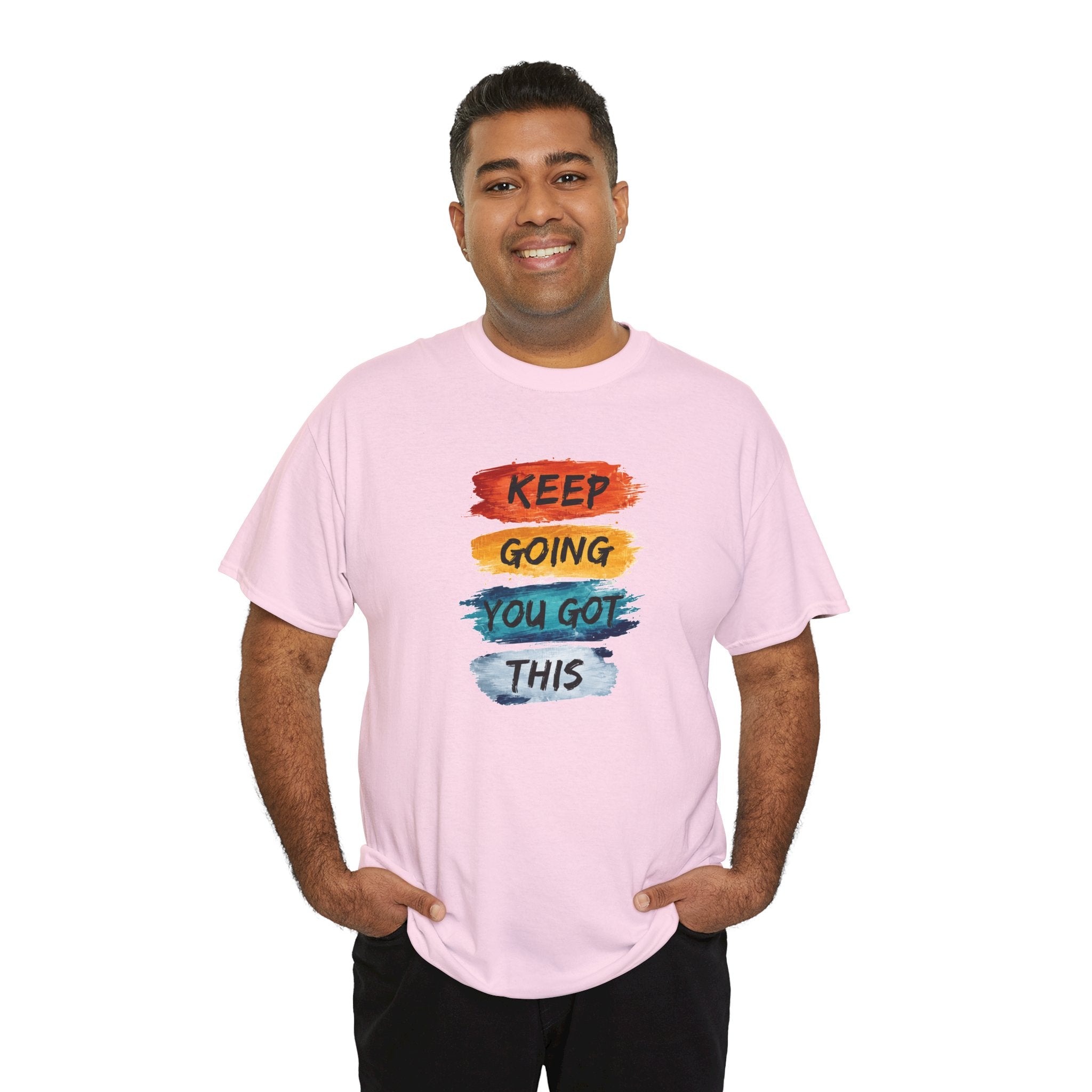Keep Going You Got This Tee  Motivational Watercolor Brushstroke T-Shirt