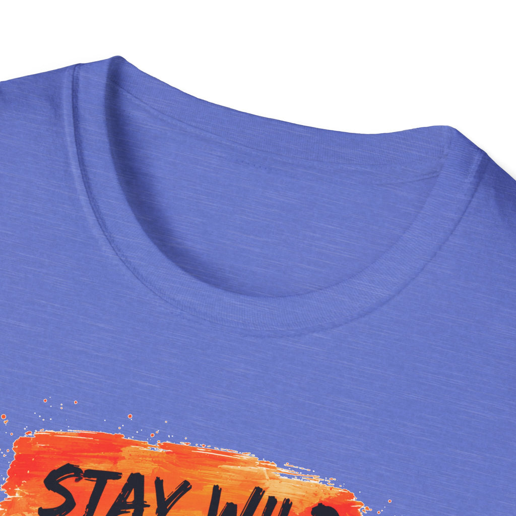 Inspirational Brushstroke Tee — “Stay Wild, Dream Big, Be Kind, Good Vibes”