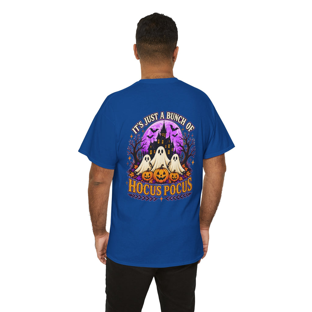 Hocus Pocus Halloween Shirt | Ghost & Pumpkin Front Back Tee