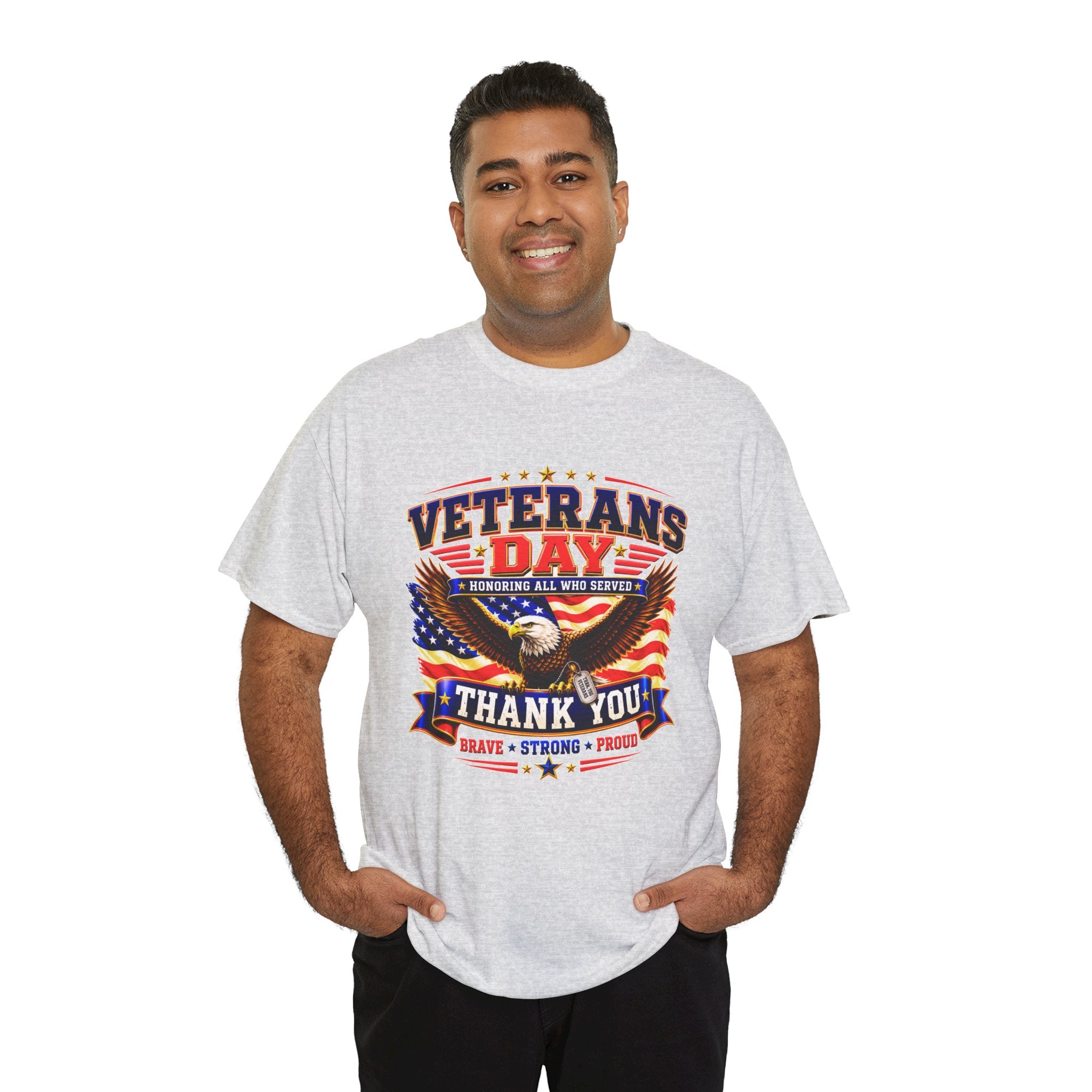 Veterans Day Eagle T-Shirt – "Thank You" Patriotic Tribute Tee