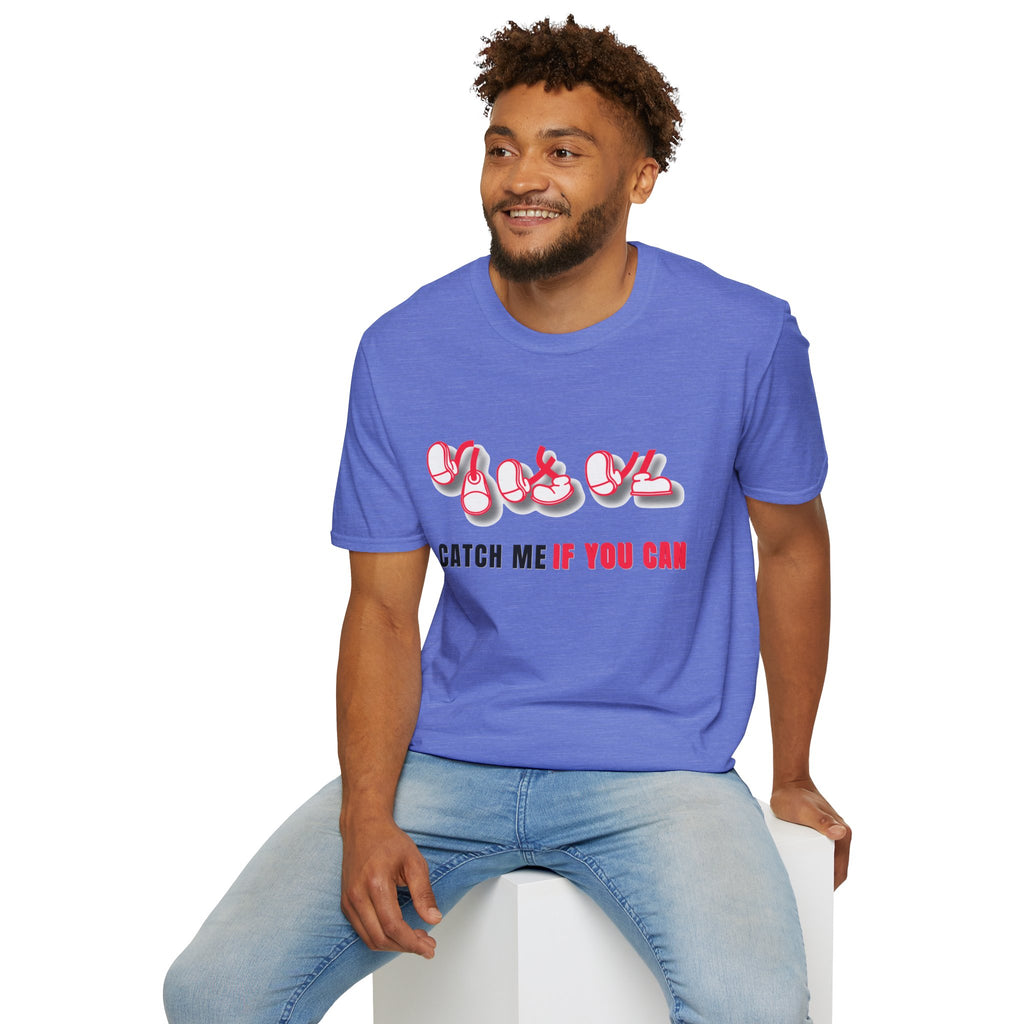 Catch Me If You Can T-Shirt, Funny Graphic Tee, Flirty Cute Shirt, Trendy Unisex Tee, Gift for Him Her
