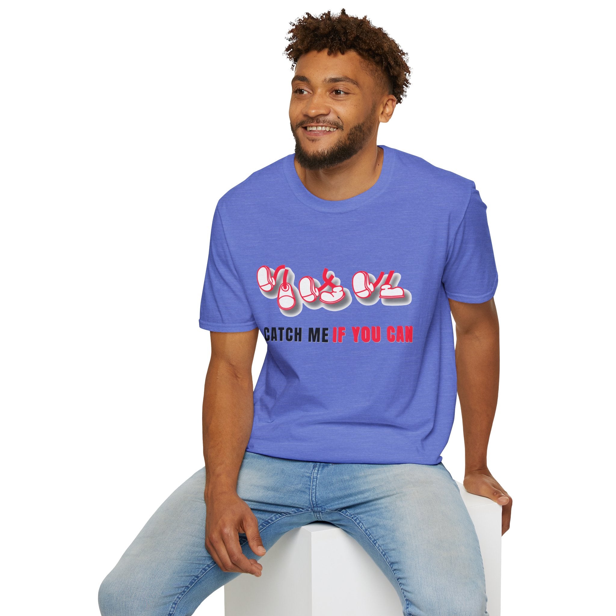 Catch Me If You Can T-Shirt, Funny Graphic Tee, Flirty Cute Shirt, Trendy Unisex Tee, Gift for Him Her