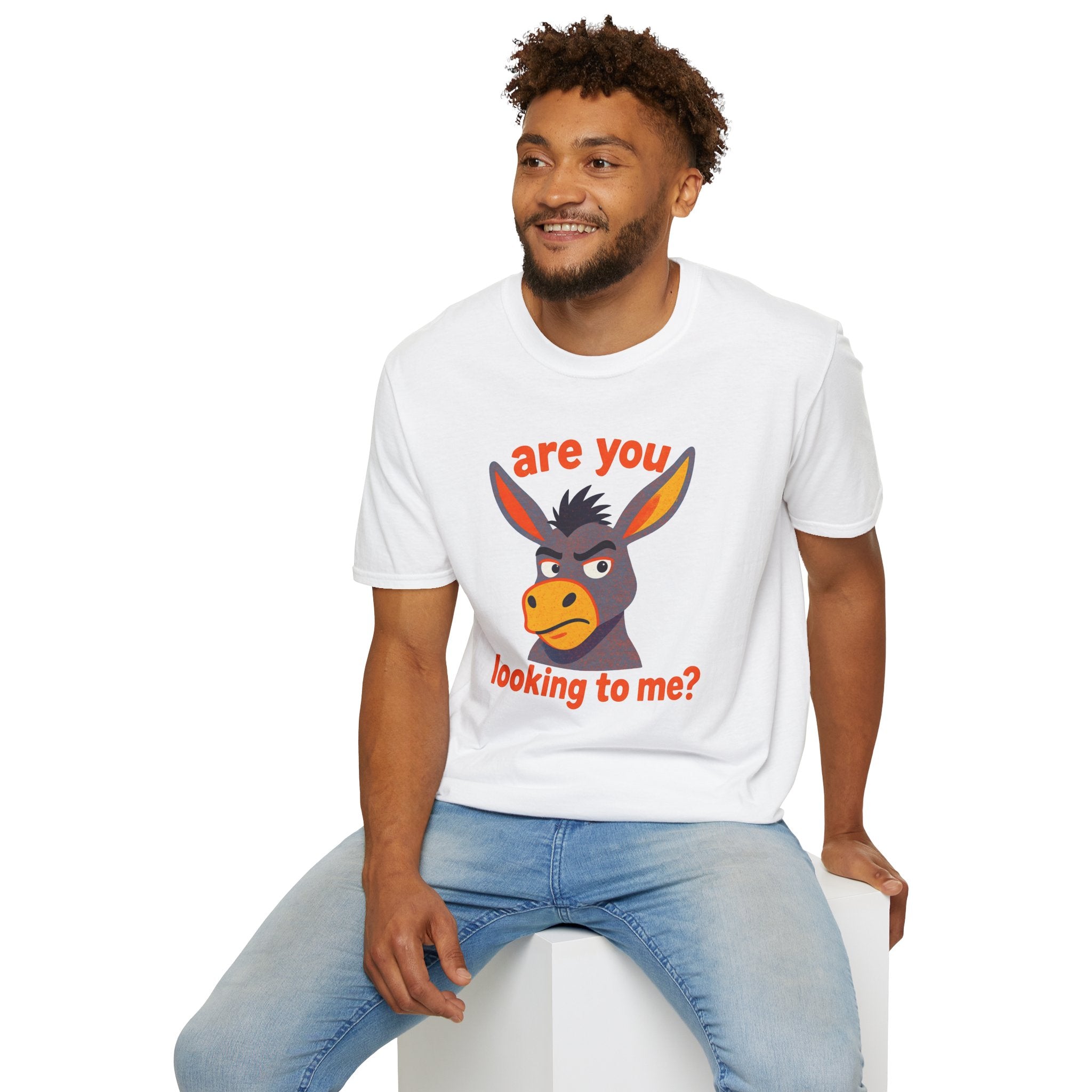 Are You Looking to Me? Donkey Graphic T-Shirt
