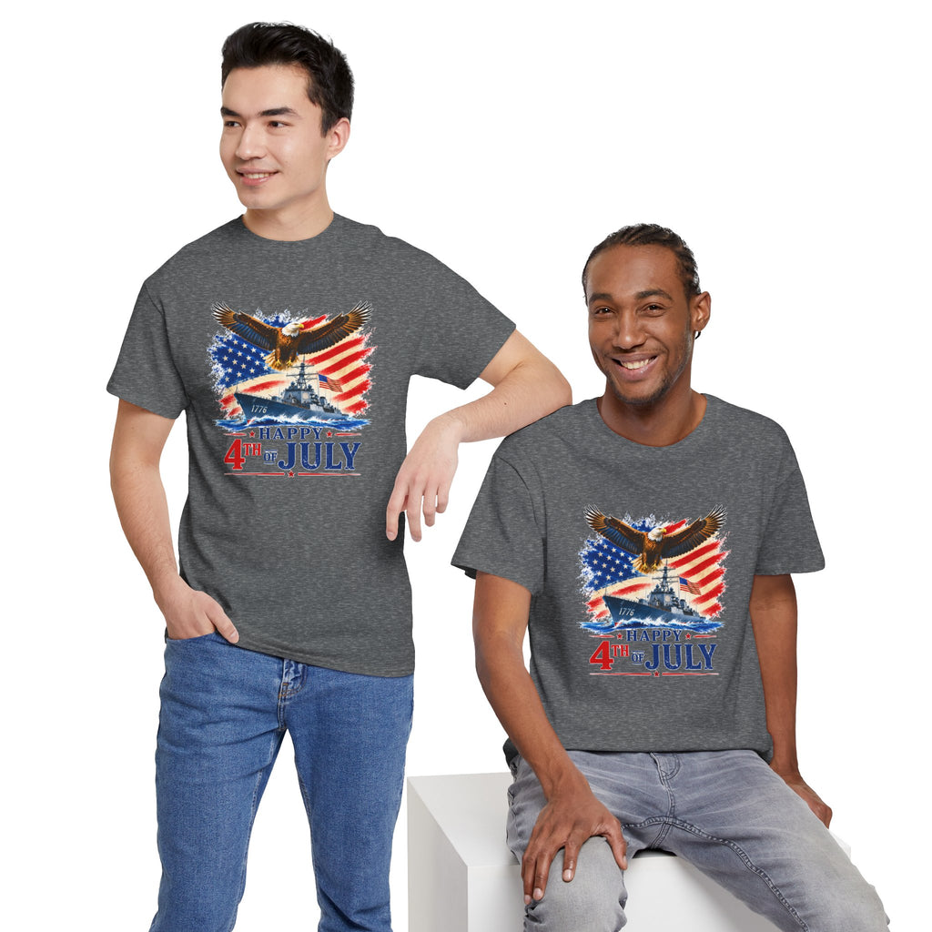 Happy 4th of July Shirt, Patriotic Eagle T-Shirt, American Flag Tee, USA Independence Day Shirt, Freedom Eagle Gift