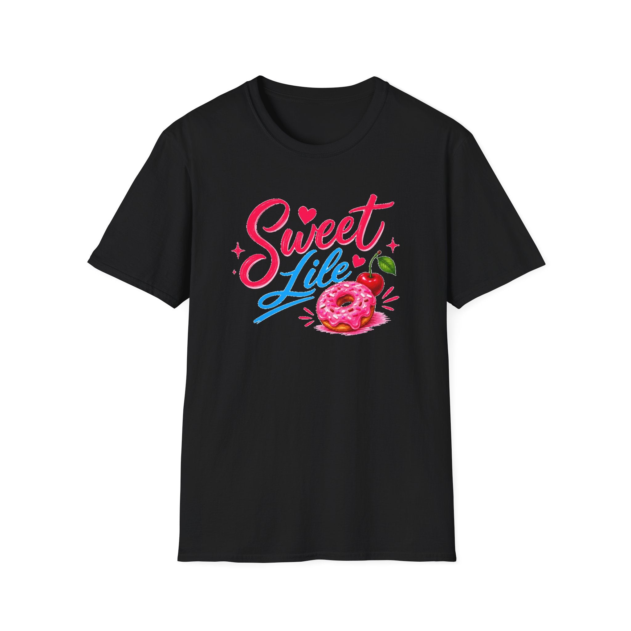 Sweet Life T-Shirt — Cute Donut & Cherry Graphic