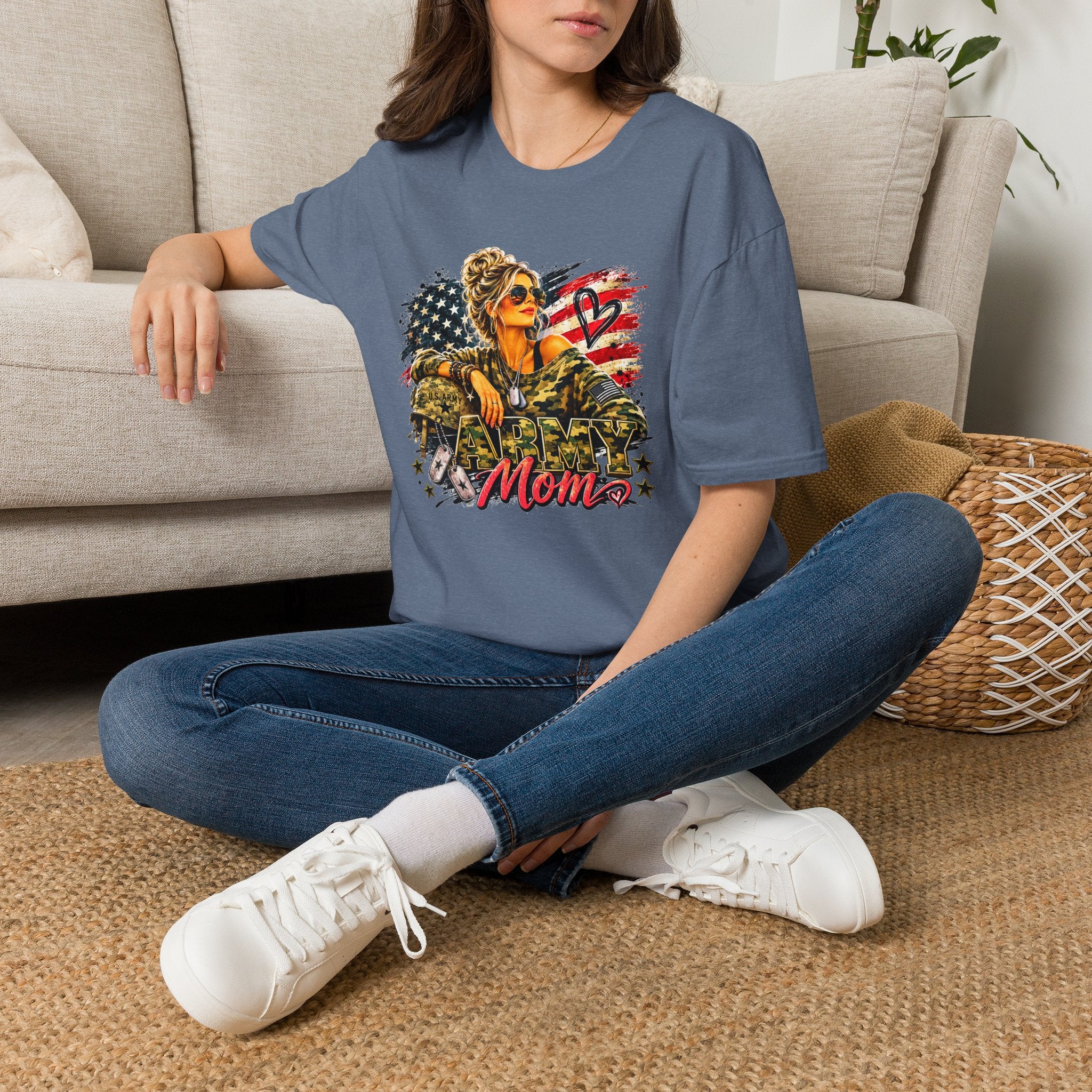 Military Mom Shirt, Patriotic Mom T Shirt, American Flag Shirt, Army Mom Gift, Military Mom Gift, USA Mom Tee