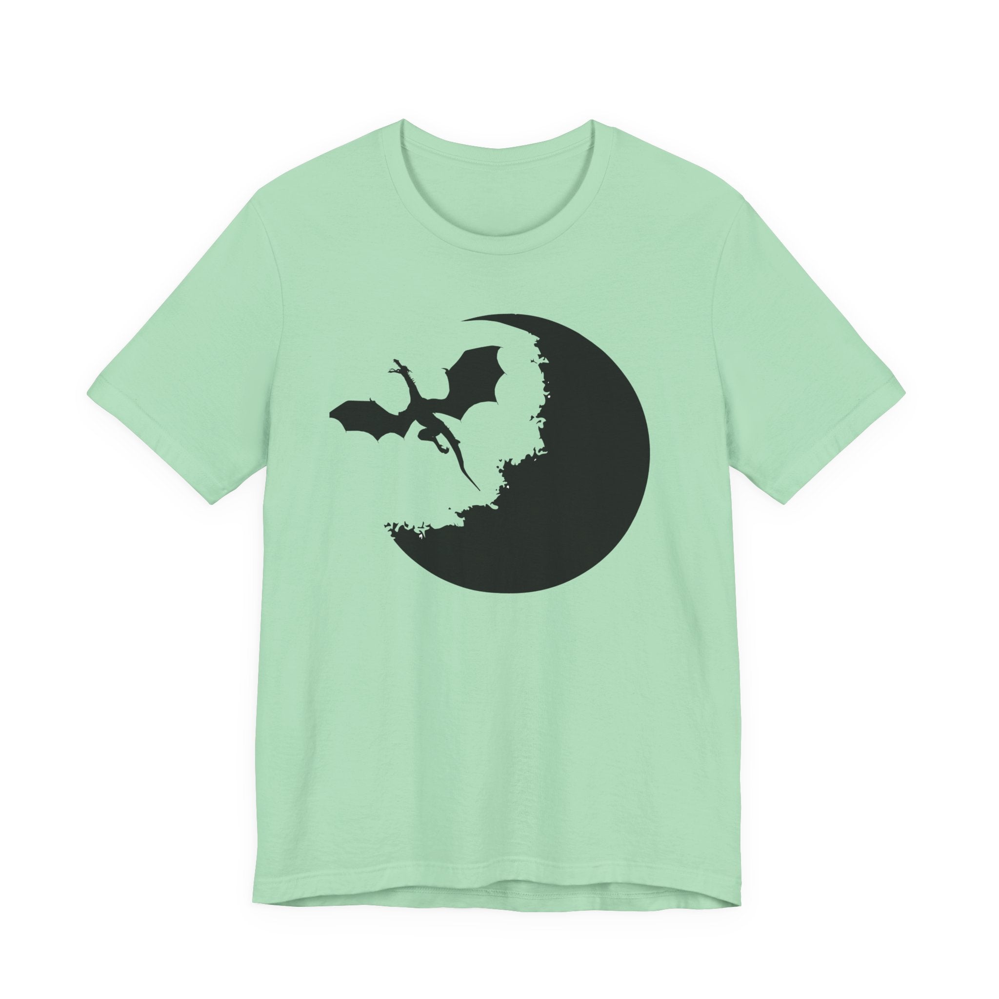 Bat Silhouette Moon T-Shirt — Gothic Halloween Tee
