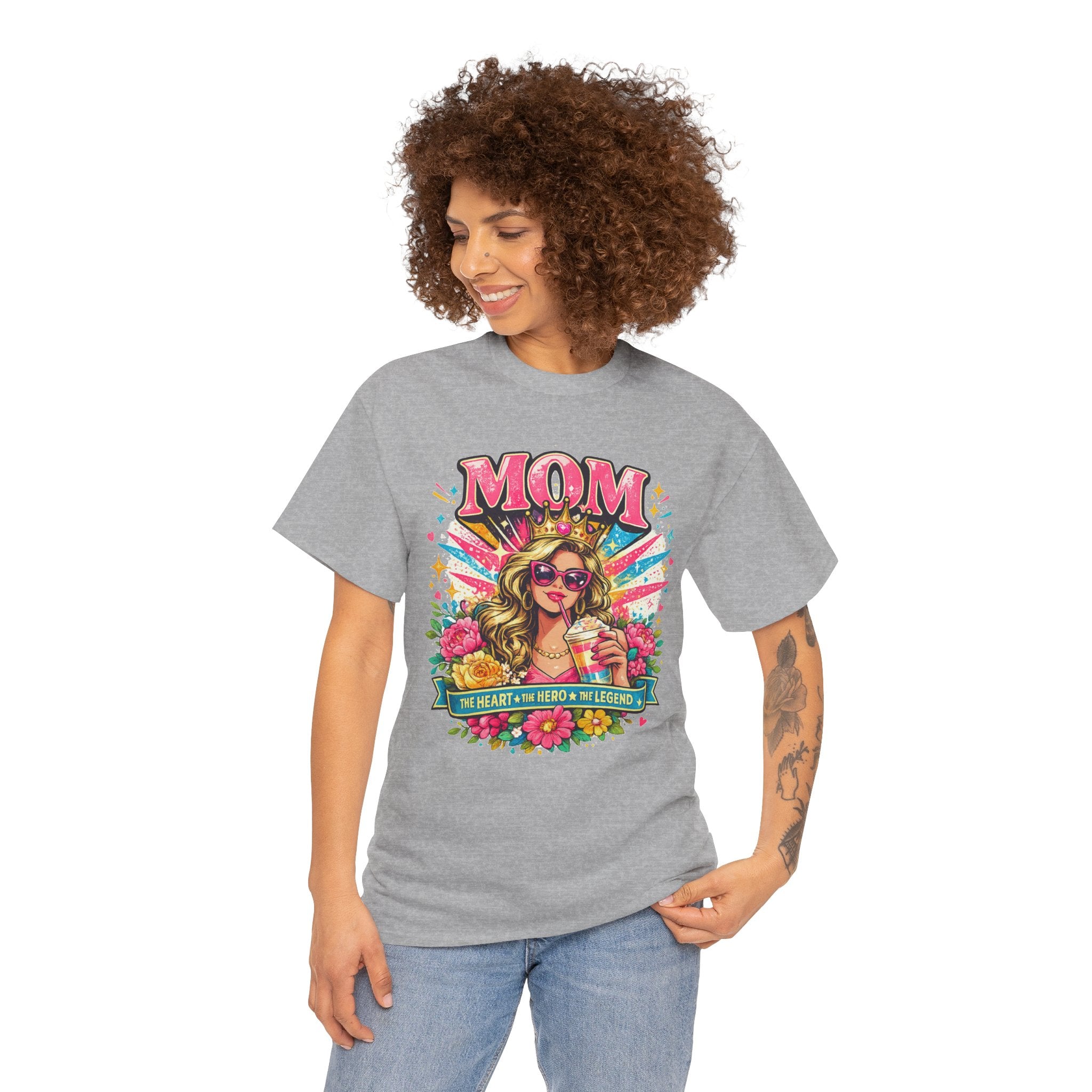 Mama Floral Shirt, Mom Graphic Tee, Gift for Mom, Colorful Vintage Mom T-Shirt, Cute Mama Shirt, Mother's Gift, Mom Life Tee