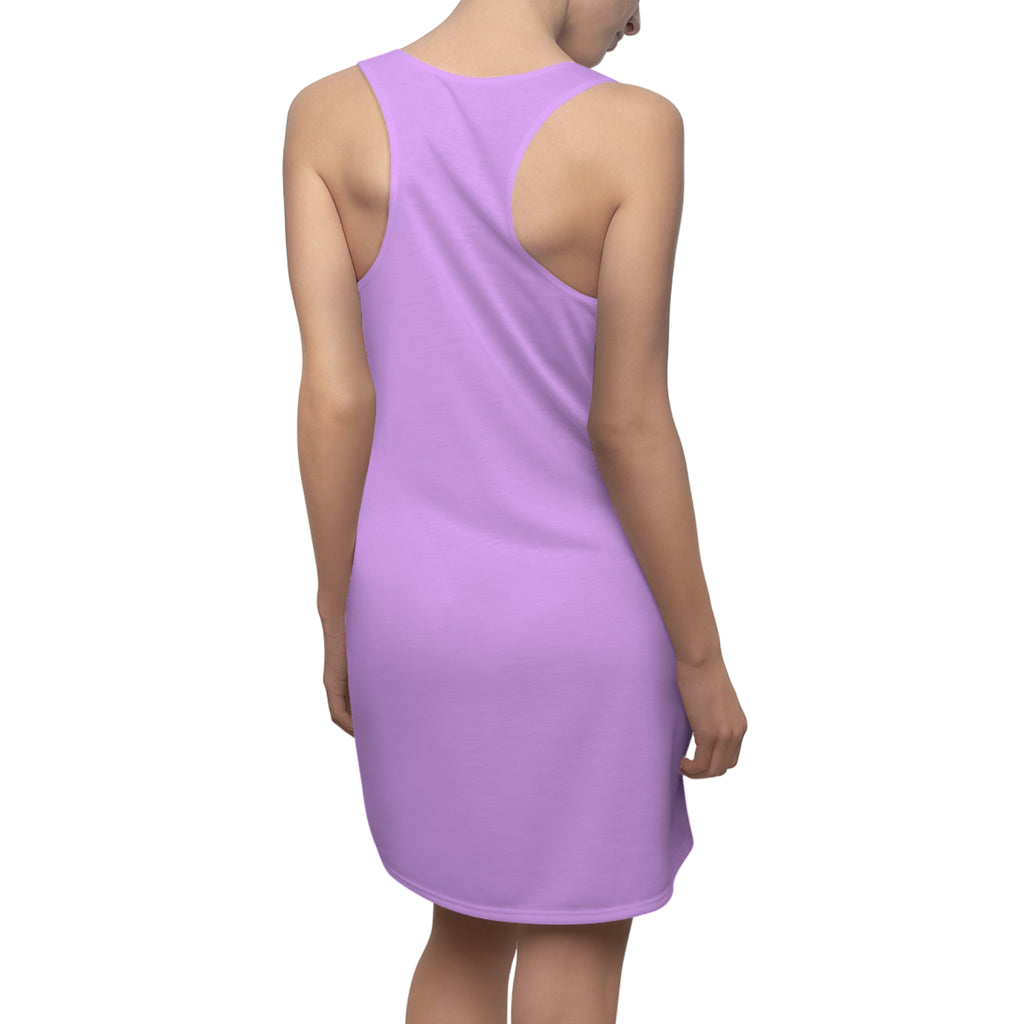 Racerback Dress — "Sun Salt Sand" Tropical Beach Print Summer Dress