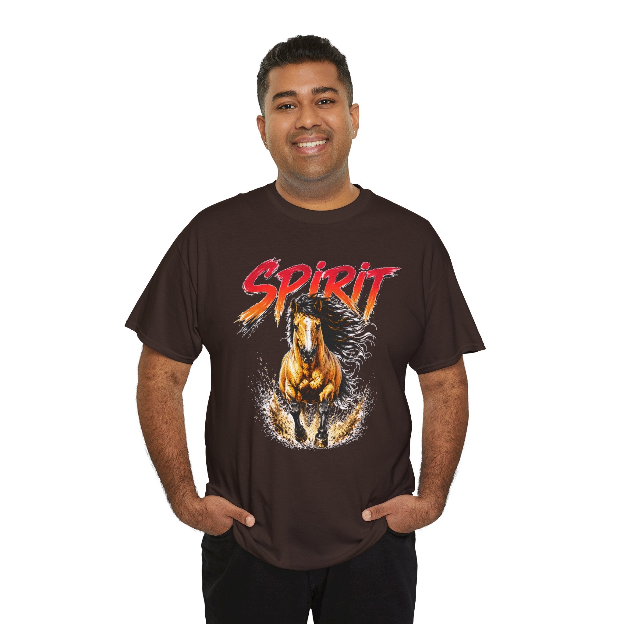 Spirit Running Horse T-Shirt — Wild Mustang Graphic Tee