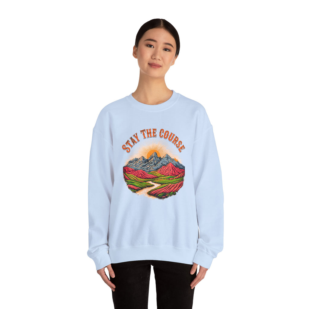 Stay the Course Sweatshirt - Scenic Mountain Crewneck