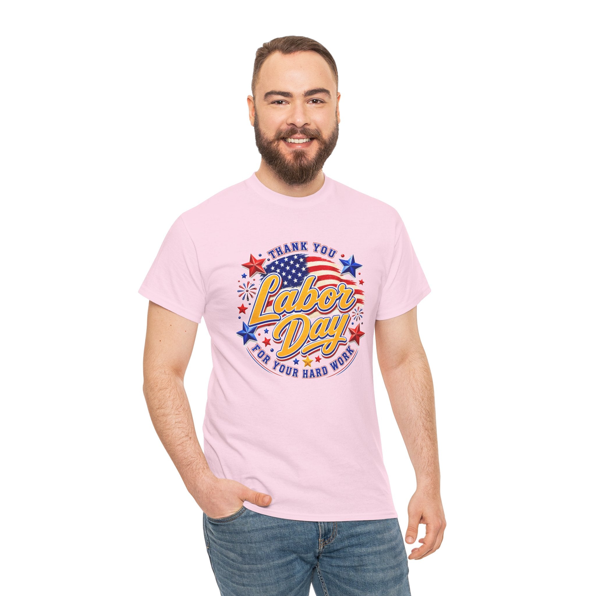 Labor Day Shirt, Thank You Labor Day Tee, Working Today Building Tomorrow Shirt, Patriotic Worker T-Shirt, Construction Gift