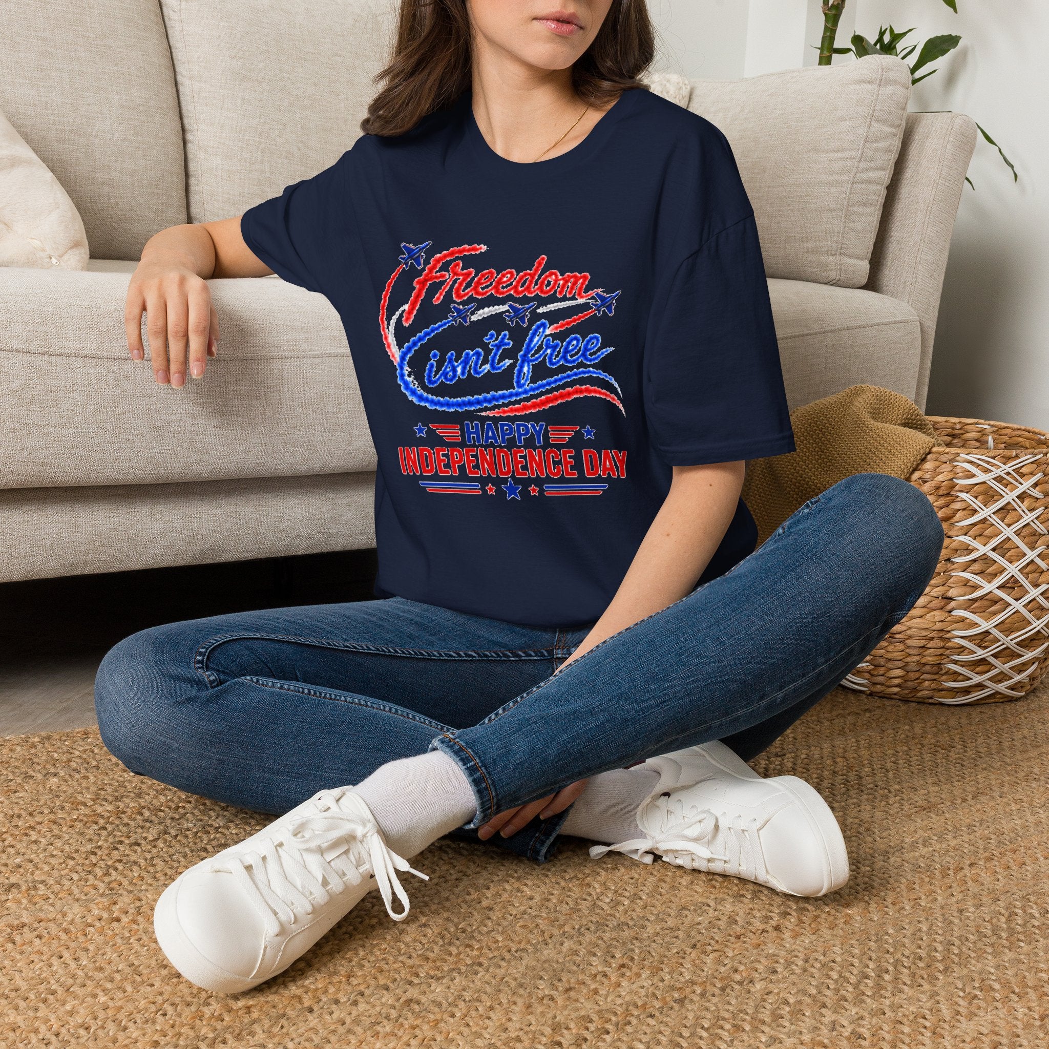 Freedom Isn't Free Shirt, Patriotic 4th of July T-Shirt, Independence Day Tee, USA Flag Graphic Tee, Military Support Gift