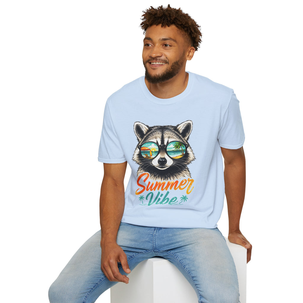 Summer Vibe Raccoon T-Shirt