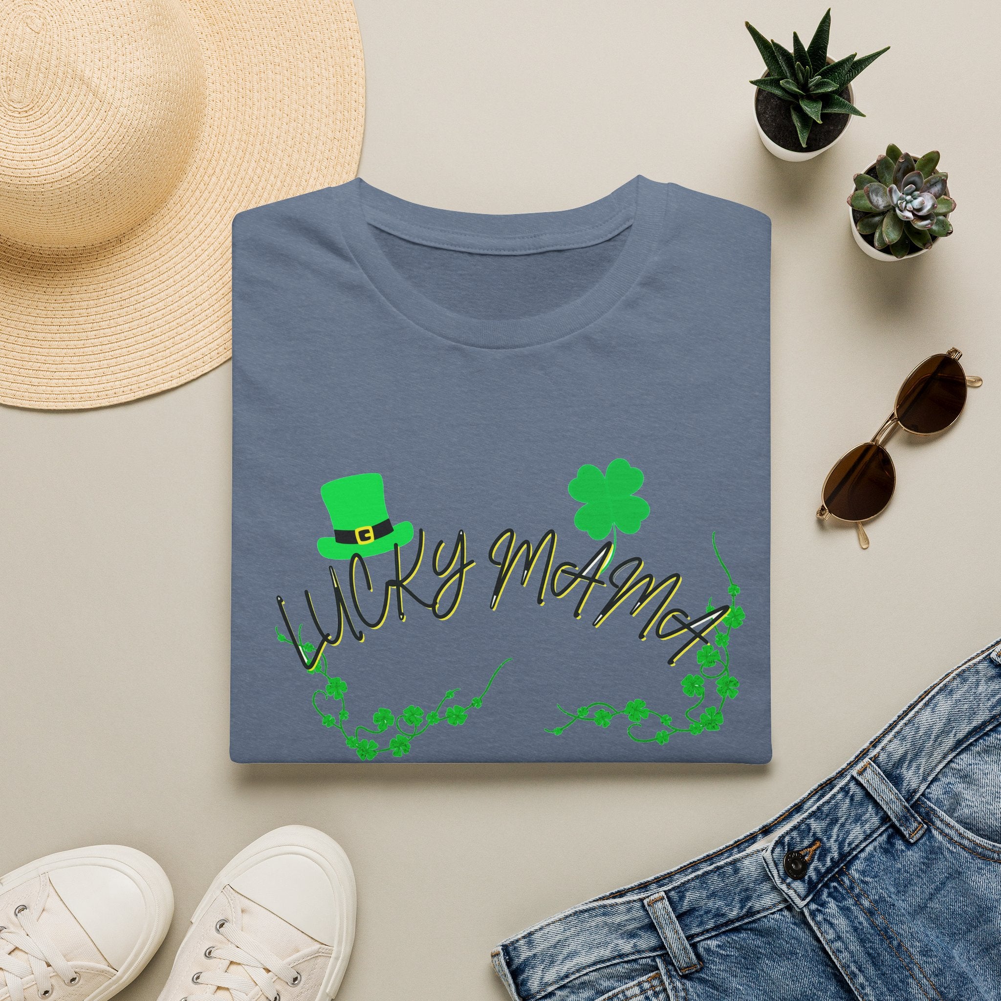 Lucky Mama T-Shirt — St. Patrick’s Day Shamrock Tee for Moms