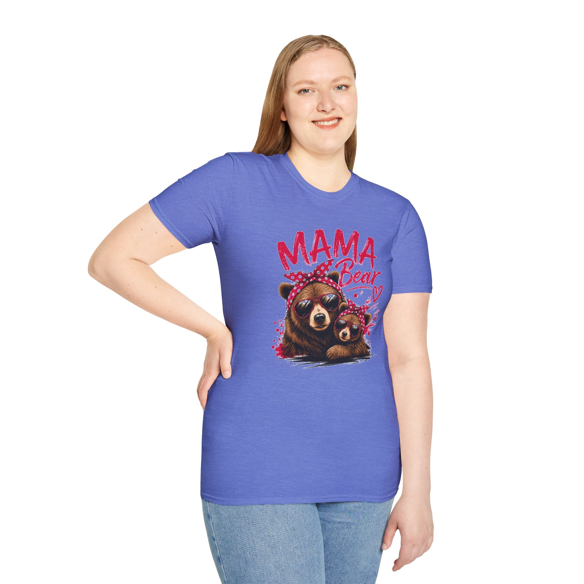Mama Bear T-Shirt — Cute Sunglasses Bear Graphic