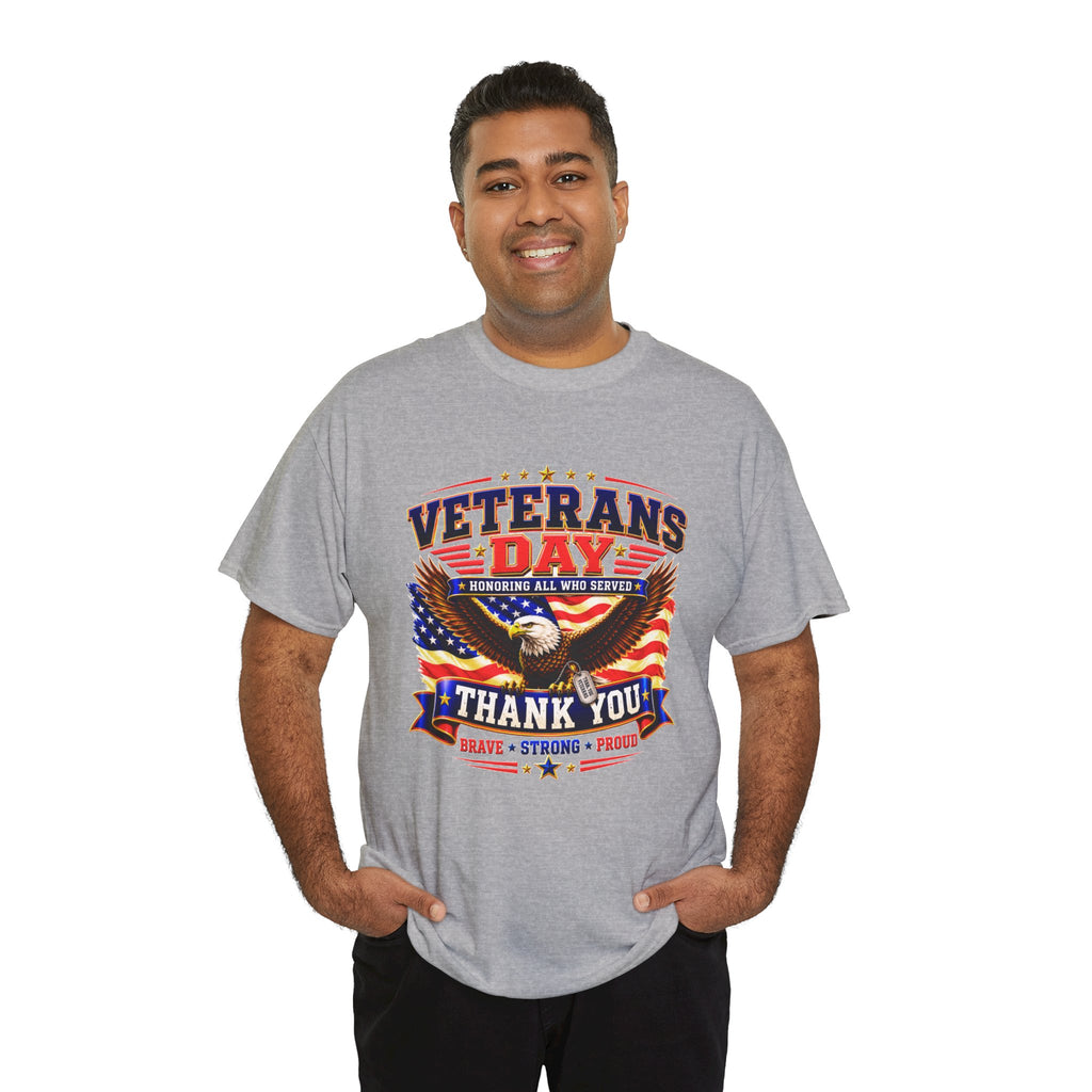 Veterans Day Eagle T-Shirt – "Thank You" Patriotic Tribute Tee