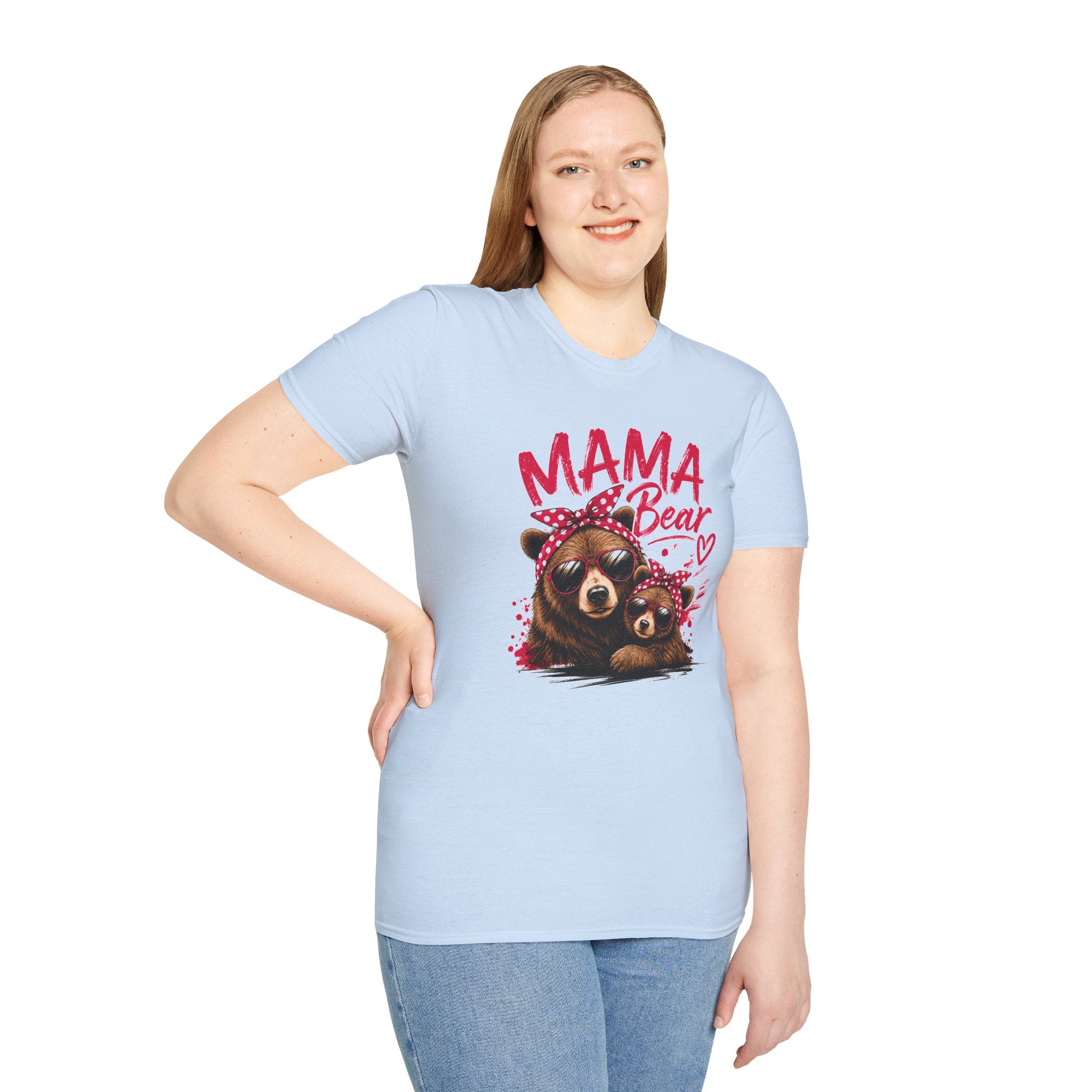 Mama Bear T-Shirt — Cute Sunglasses Bear Graphic