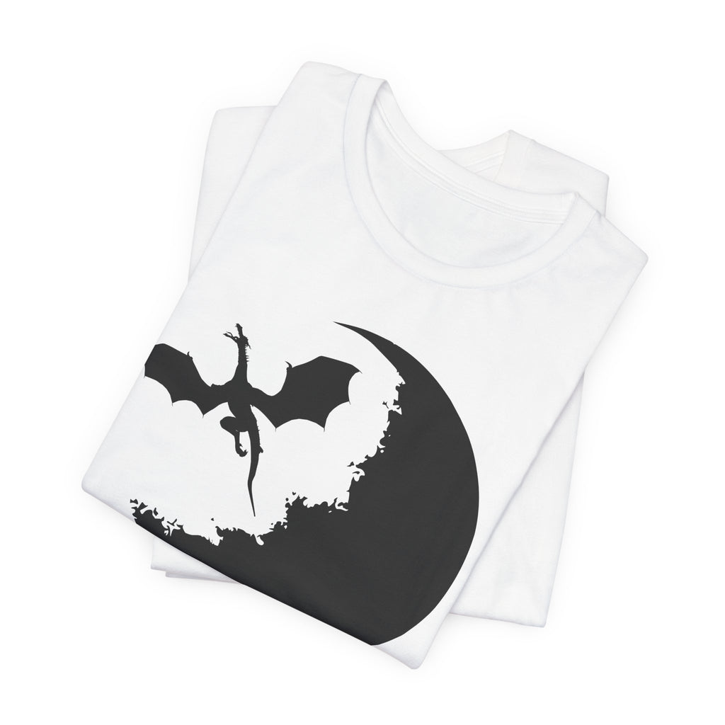Bat Silhouette Moon T-Shirt — Gothic Halloween Tee