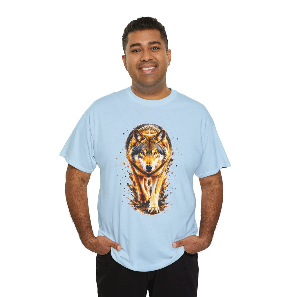 Wolf Graphic T-Shirt, Majestic Wolf Tee, Wildlife Animal Shirt, Unisex Nature Graphic Tee, Wolf Lover Gift, Forest Wolf Shirt