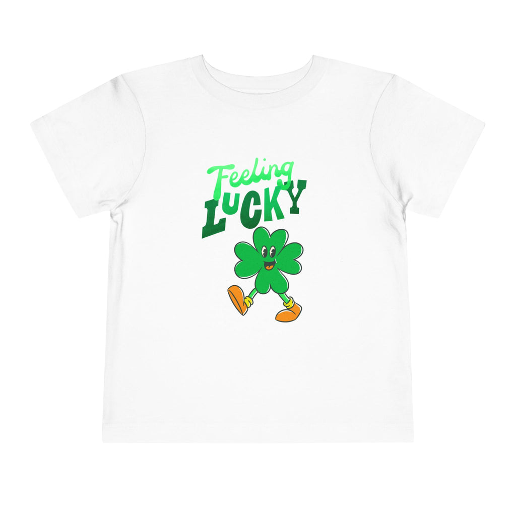 Feeling Lucky Toddler Tee — St. Patrick’s Day Shamrock Shirt