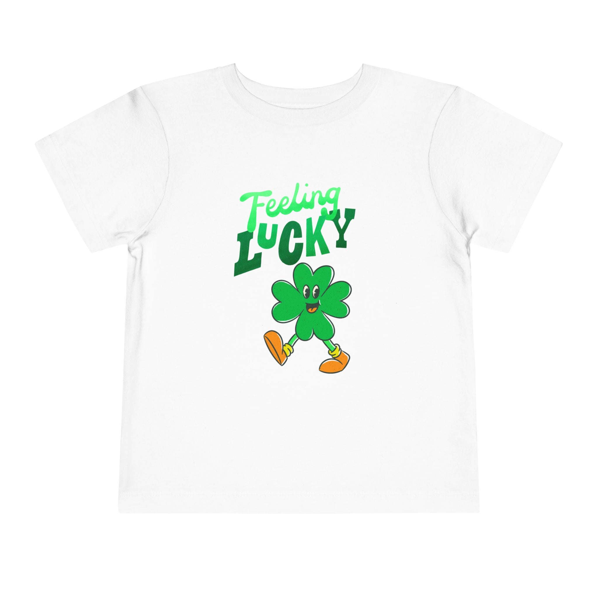 Feeling Lucky Toddler Tee — St. Patrick’s Day Shamrock Shirt
