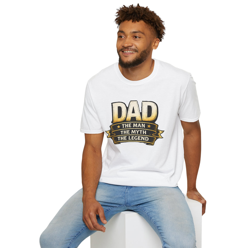Dad Shirt The Man The Myth The Legend, Funny Dad T-Shirt, Father’s Day Gift for Dad, Cool Dad Graphic Tee, Unisex Family Shirt