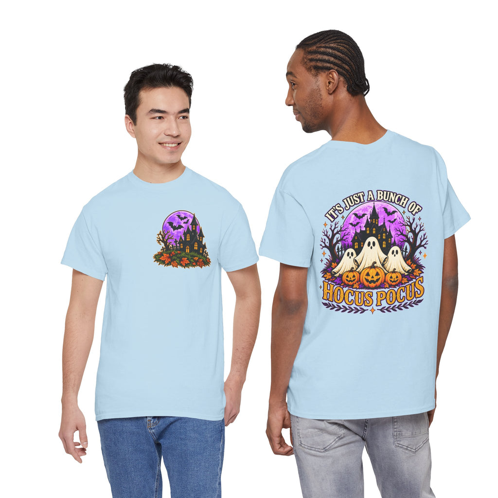 Hocus Pocus Halloween Shirt | Ghost & Pumpkin Front Back Tee