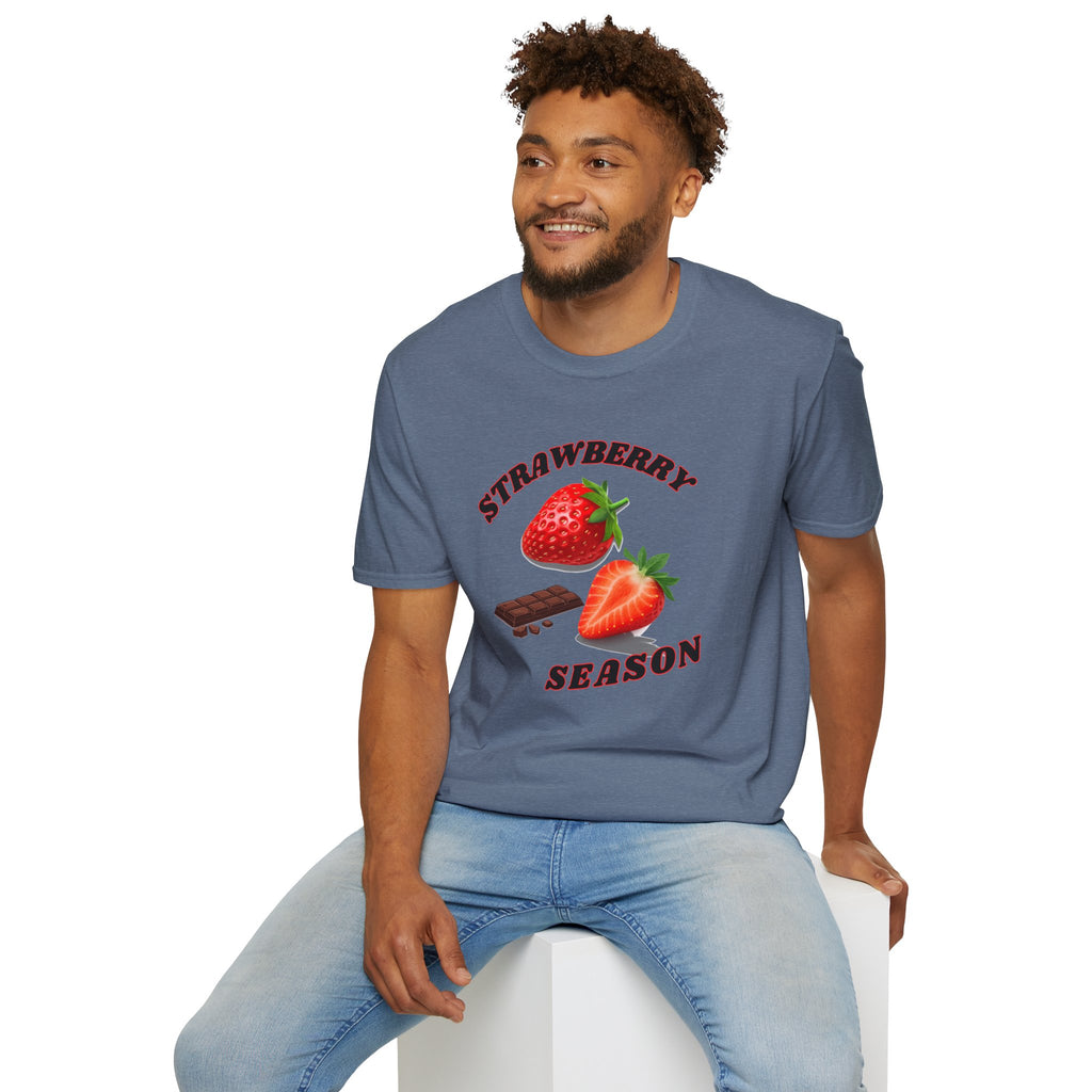 Strawberry Season T-Shirt — Retro Fruit Graphic Tee