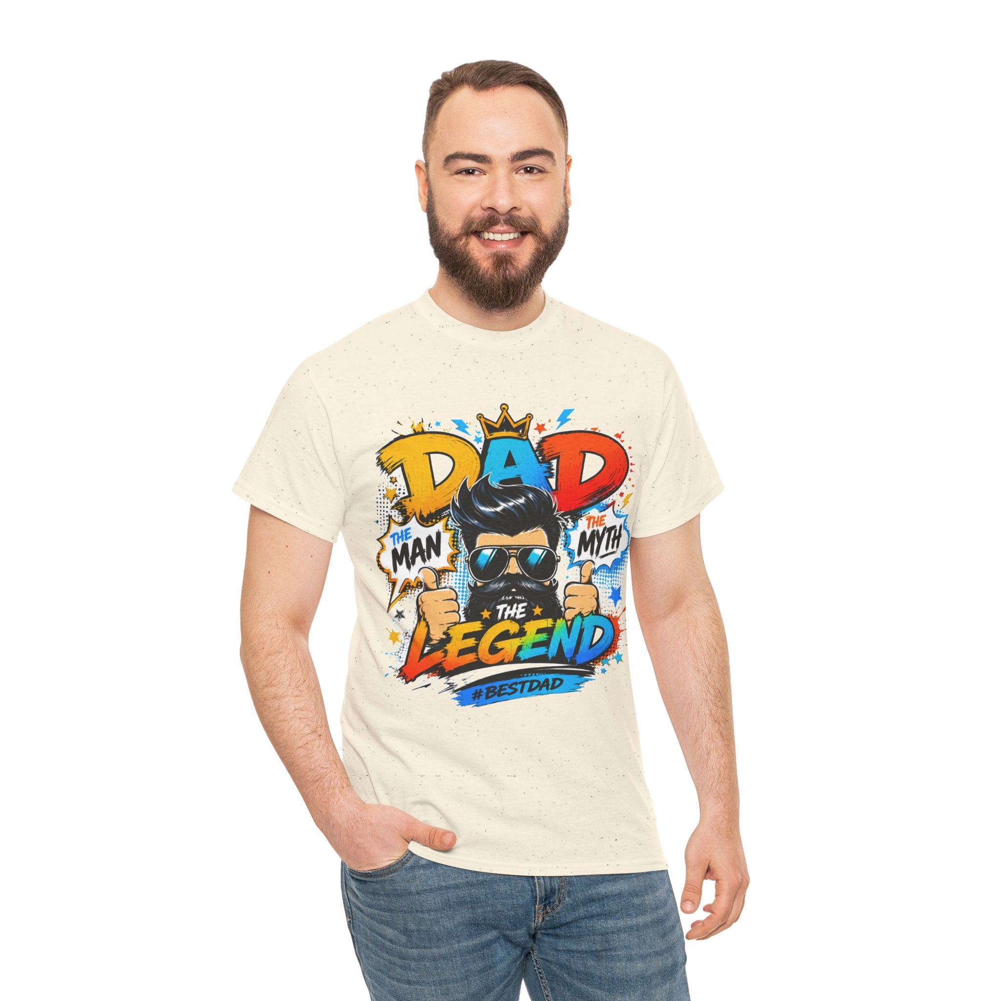 Dad The Legend T-Shirt — 'Dad: Man, Myth, Legend' Graphic Tee for Father’s Day