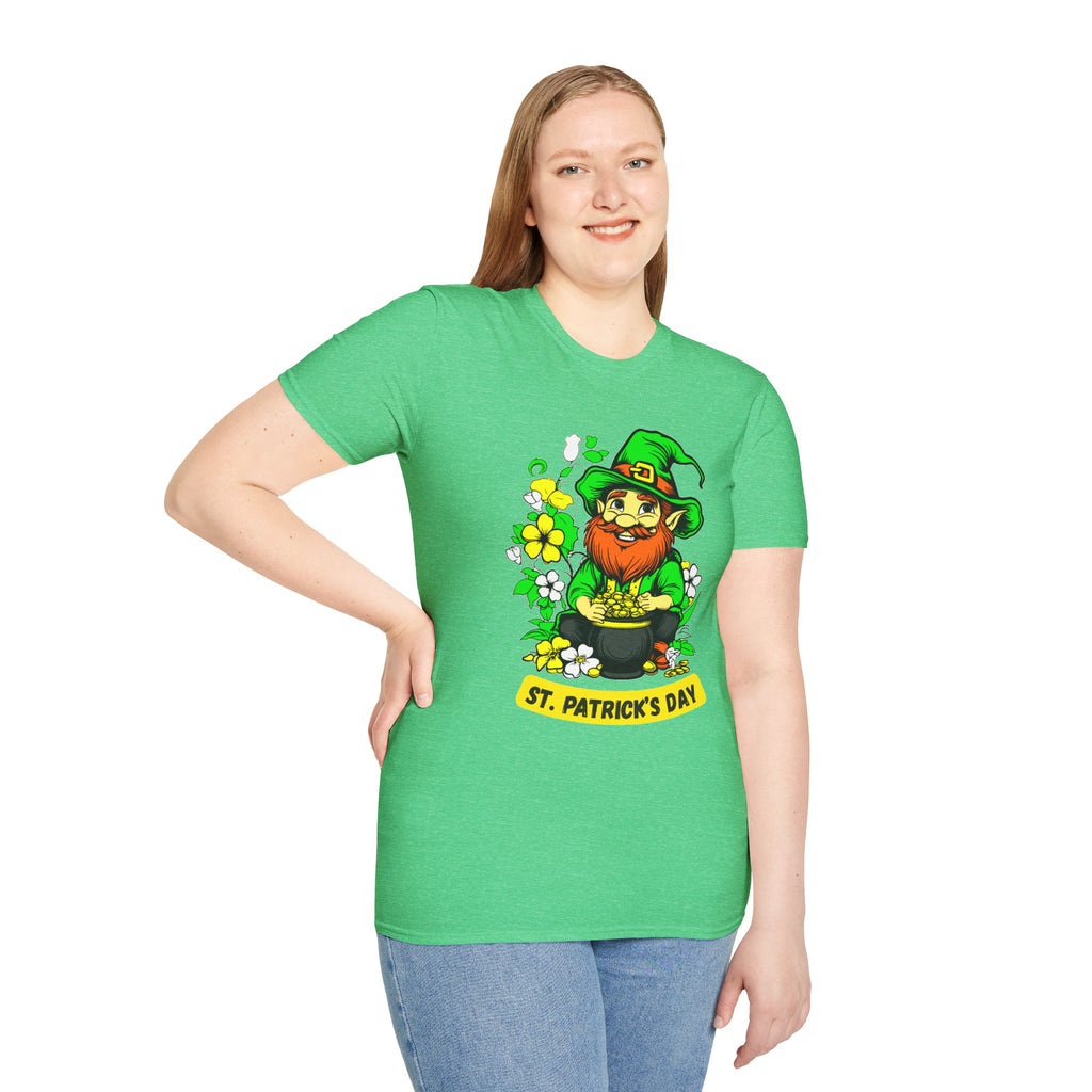Lucky Leprechaun with Pot of Gold T-Shirt | St. Patrick's Day