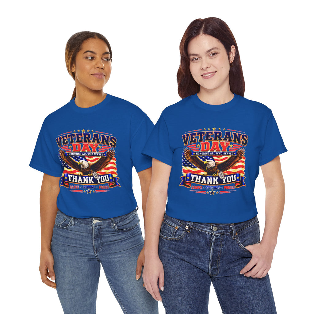 Veterans Day Eagle T-Shirt – "Thank You" Patriotic Tribute Tee