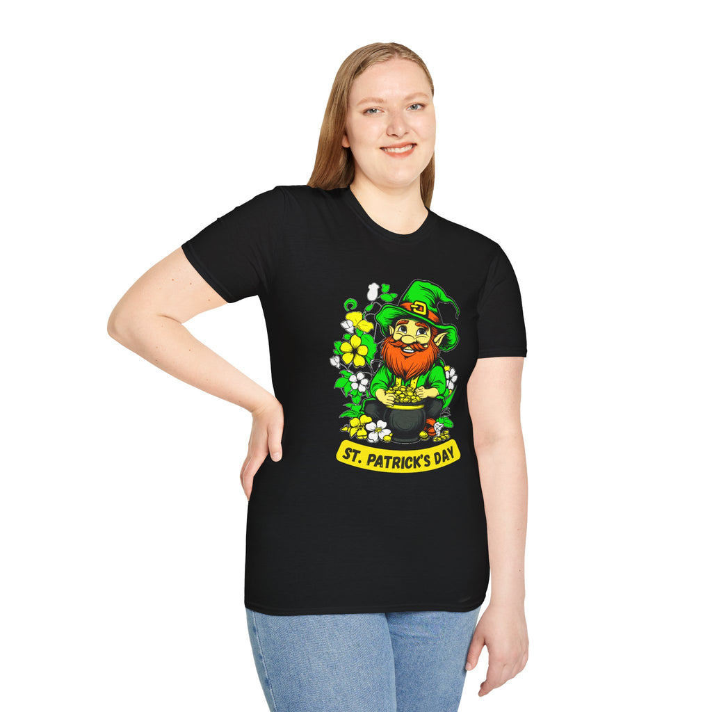 Lucky Leprechaun with Pot of Gold T-Shirt | St. Patrick's Day