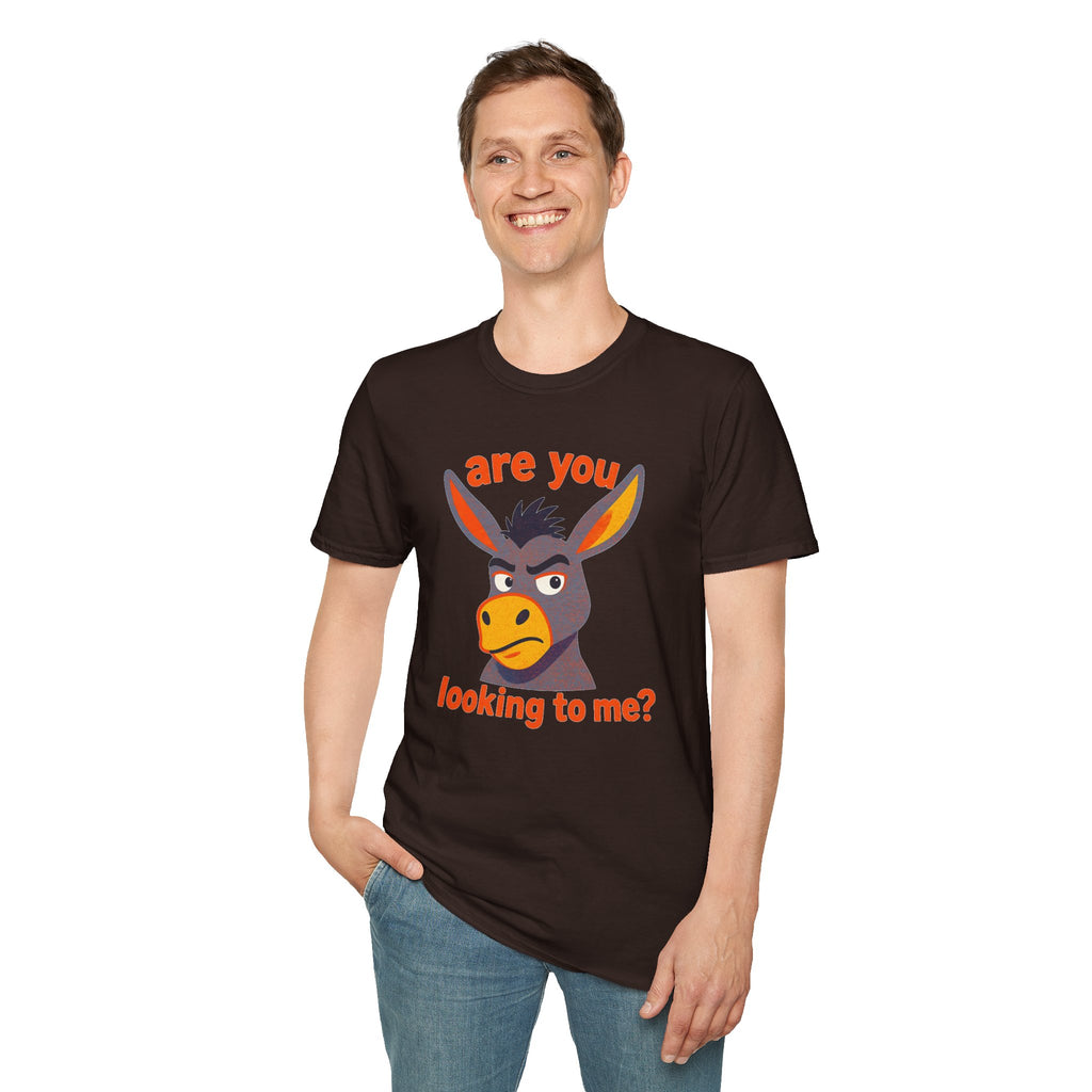 Are You Looking to Me? Donkey Graphic T-Shirt
