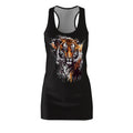 Boho Woman Art Racerback Dress | Minimalist Aesthetic Graphic Dress