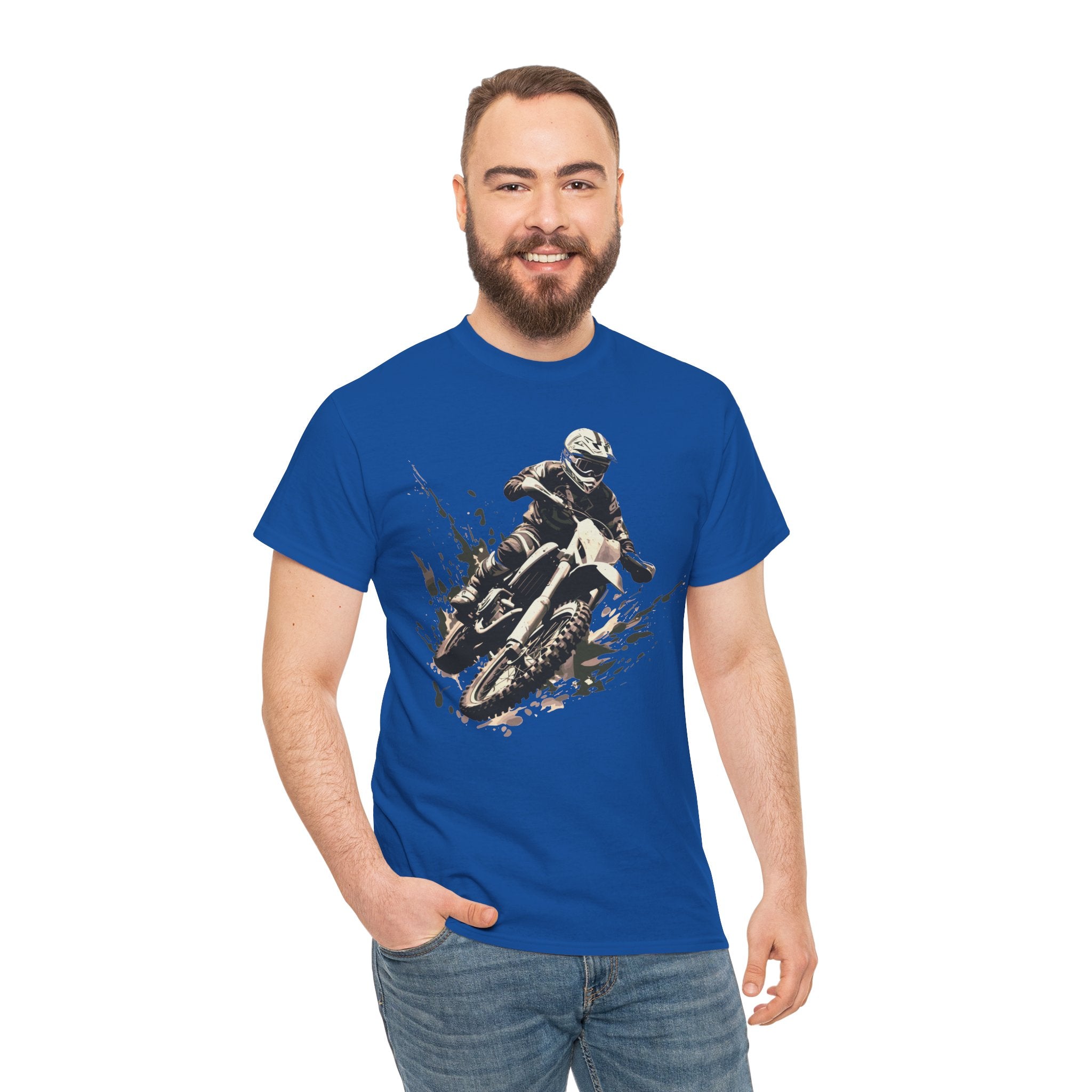 Motocross Rider Dirt Bike T-Shirt — Off-Road Racing Tee